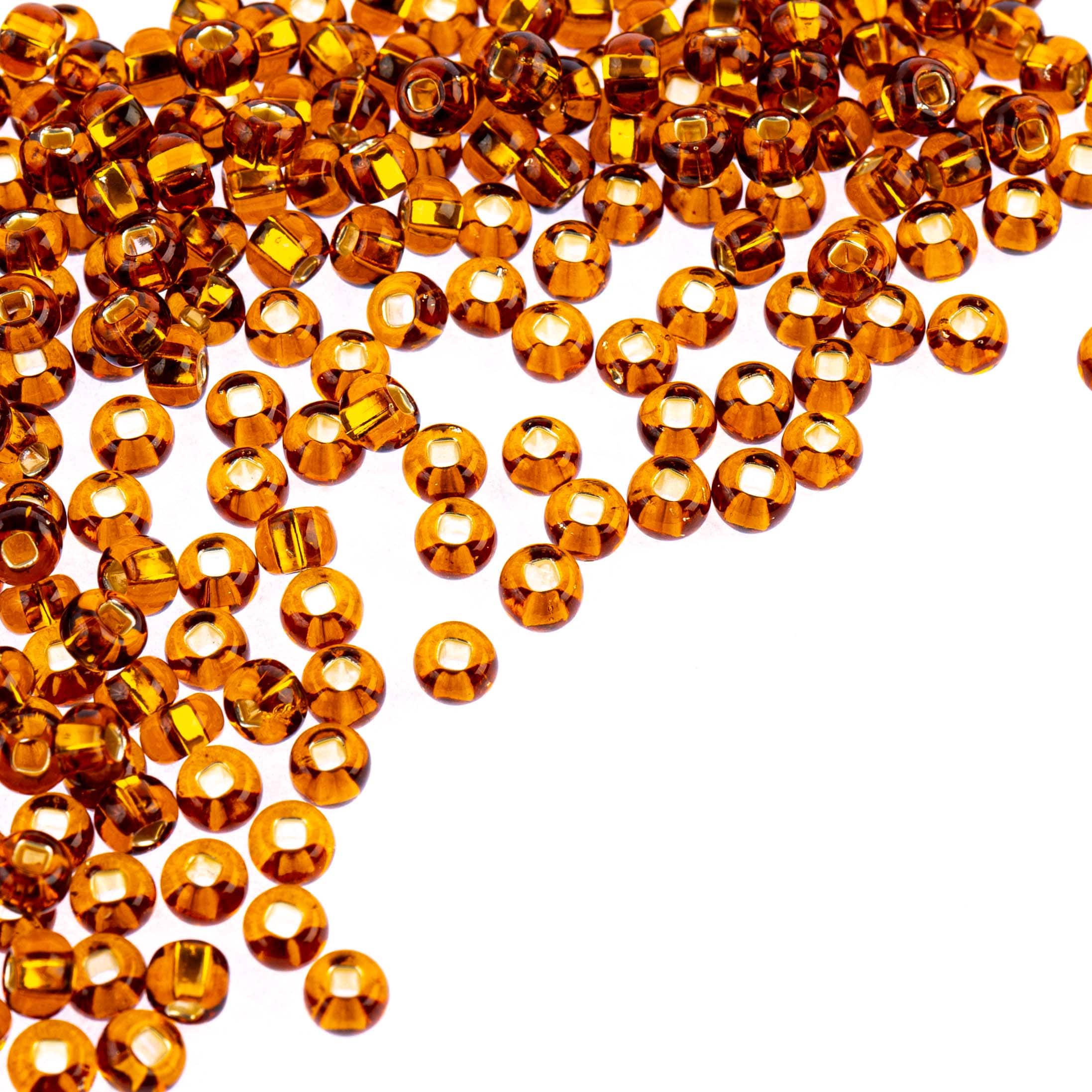 12 Pack: John Bead Silver Lined Czech Glass Seed Beads, 6/0