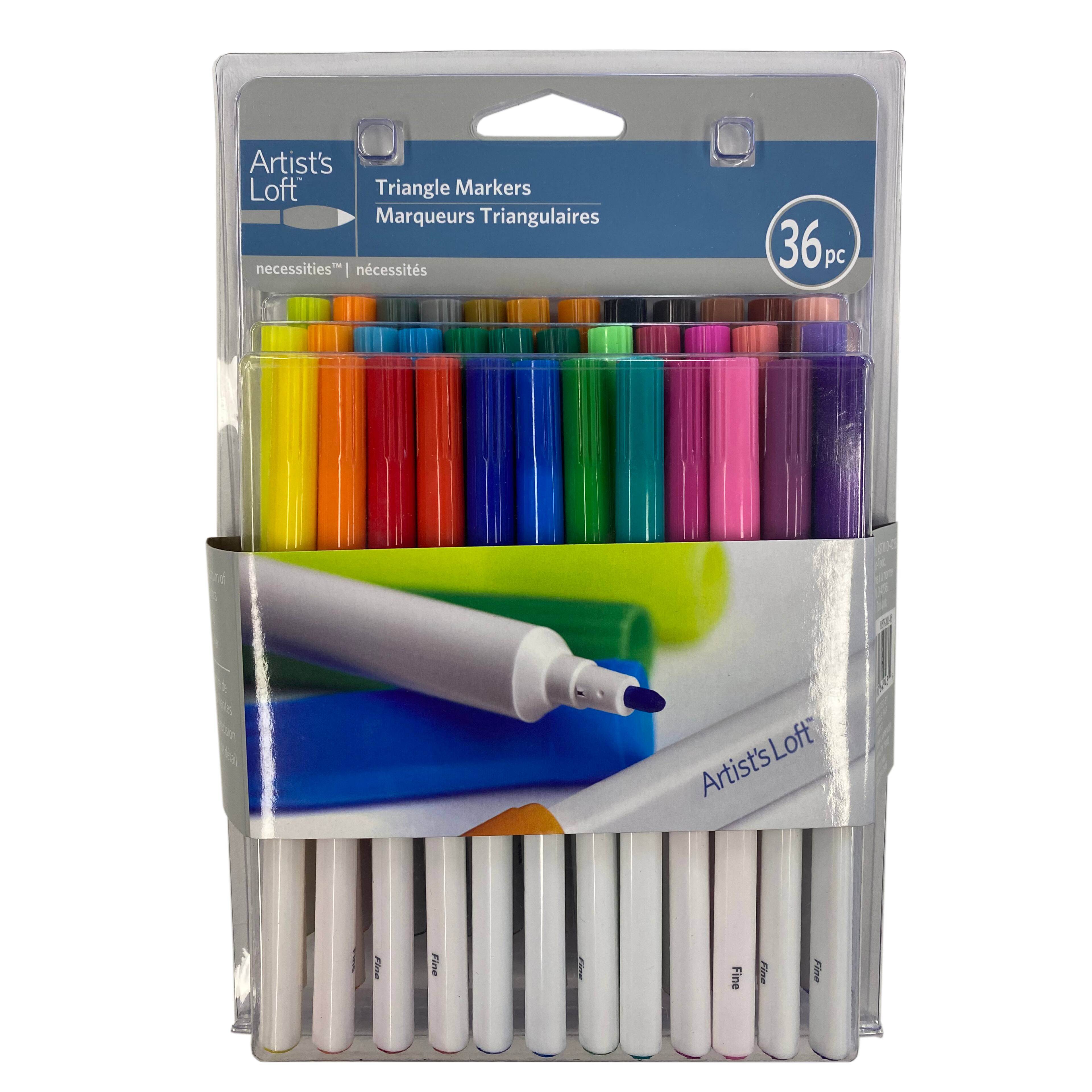 36 Colour Triangle Markers Set by Artist's Loft™ Necessities™