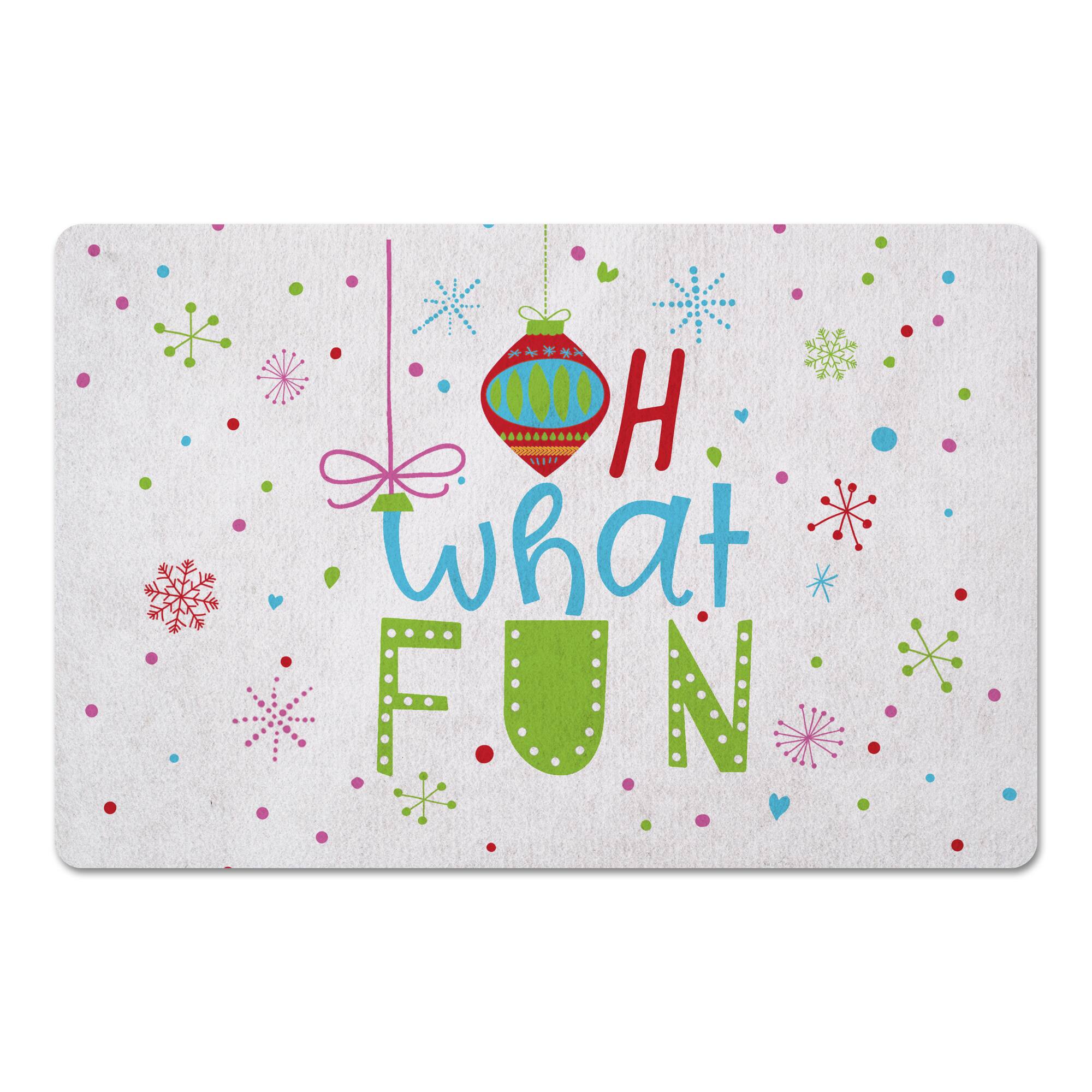 Oh What Fun 27x18 Floor Mat