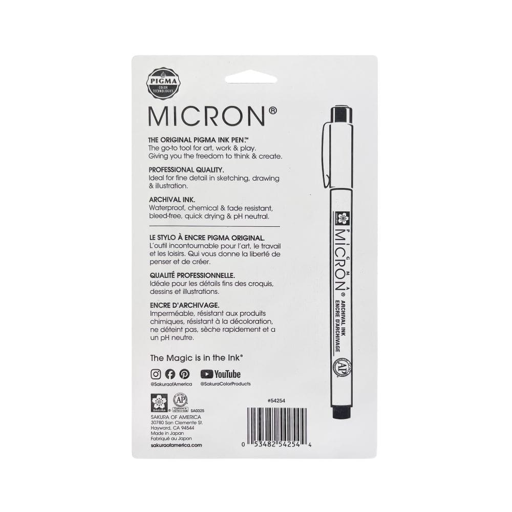 Sakura® Micron® 0.25mm Fine Line Earth Tones Pen Set