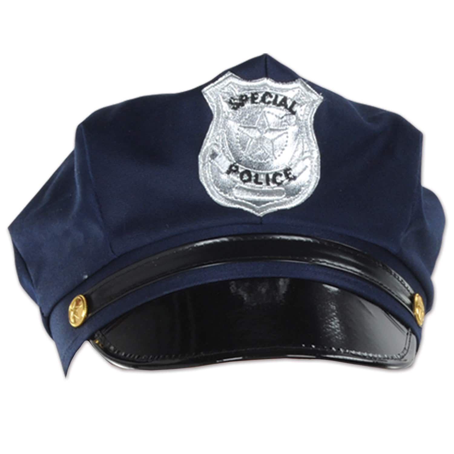 Beistle Adult Blue Police Hat with Special Police Badge