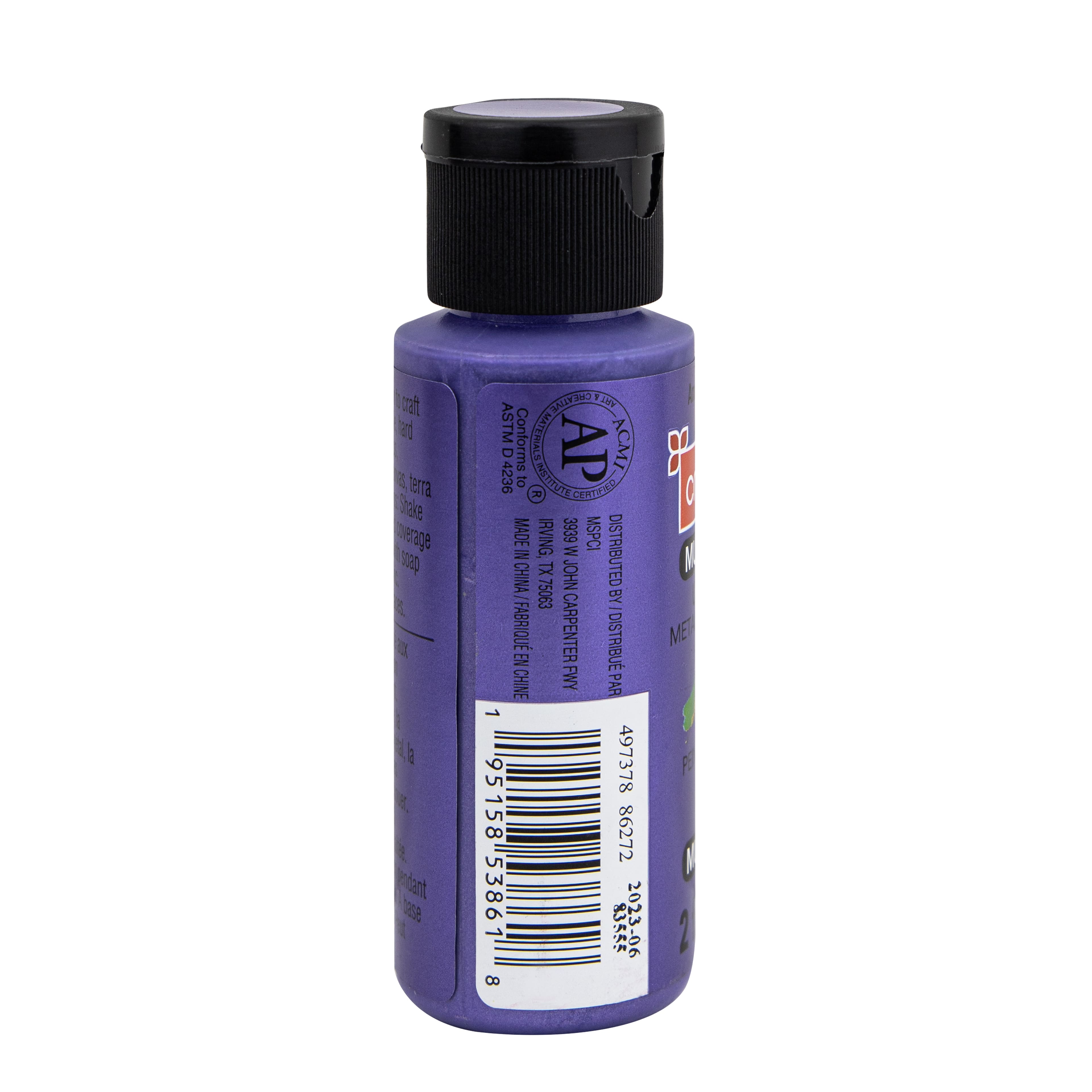 12 Pack: Premium Ultra Bright Metallic Paint by Craft Smart