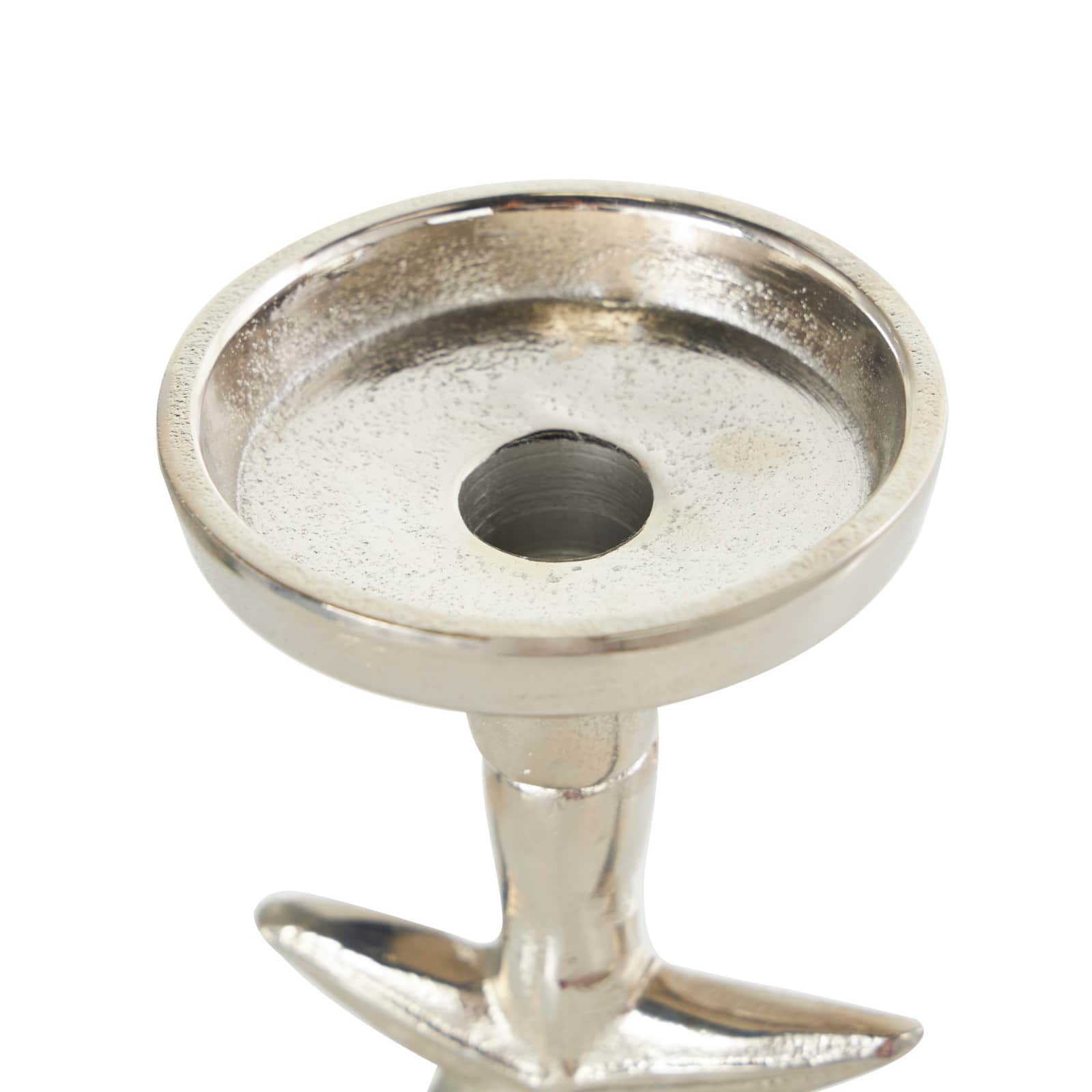 Aluminum Seashell Candle Holder Set