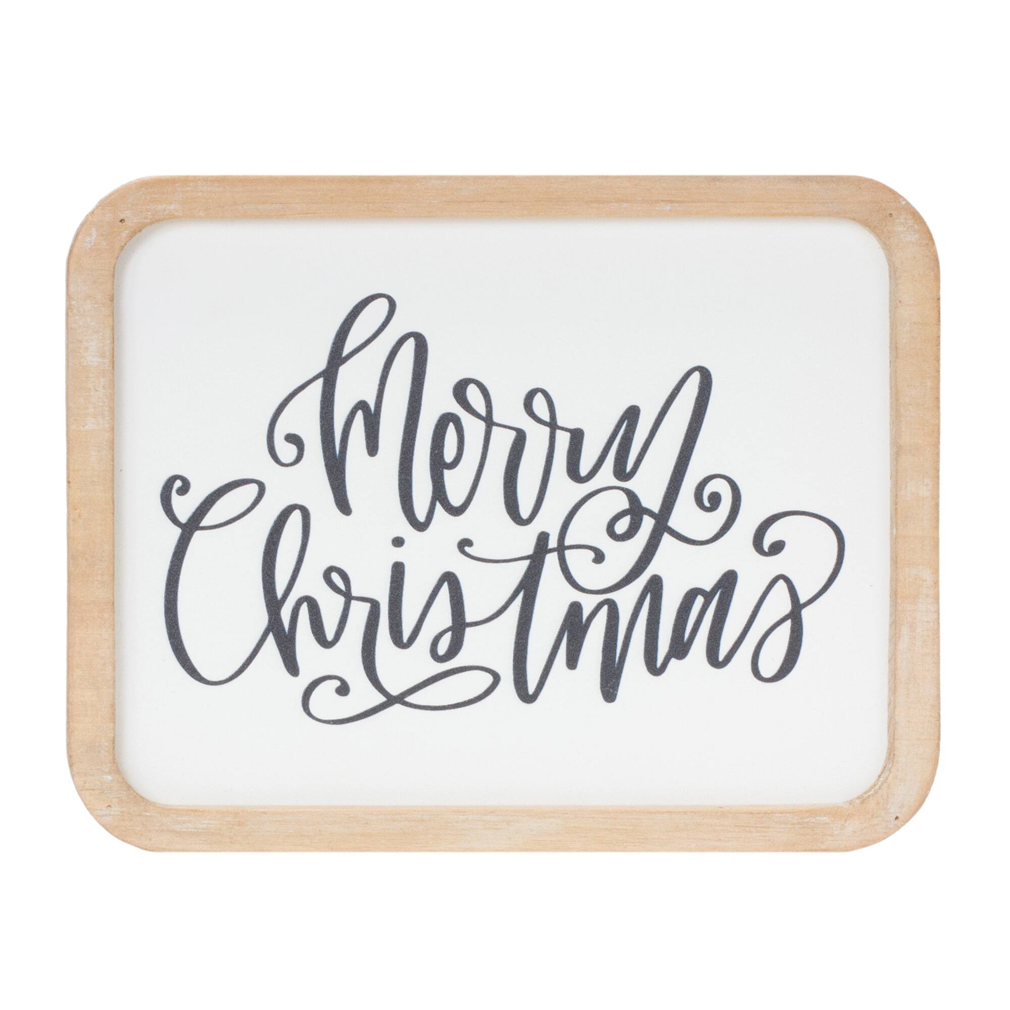 Jingle Merry Christmas Plaque Hanging Wall Décor Set