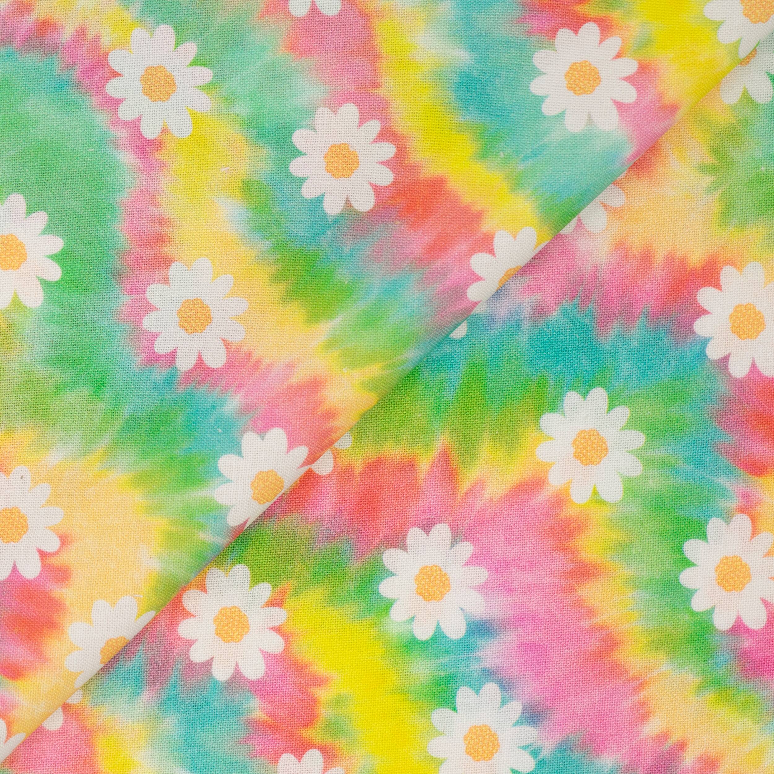 SINGER 10" x 10" Premium Tie Dye Squares Cotton Fabric Pack