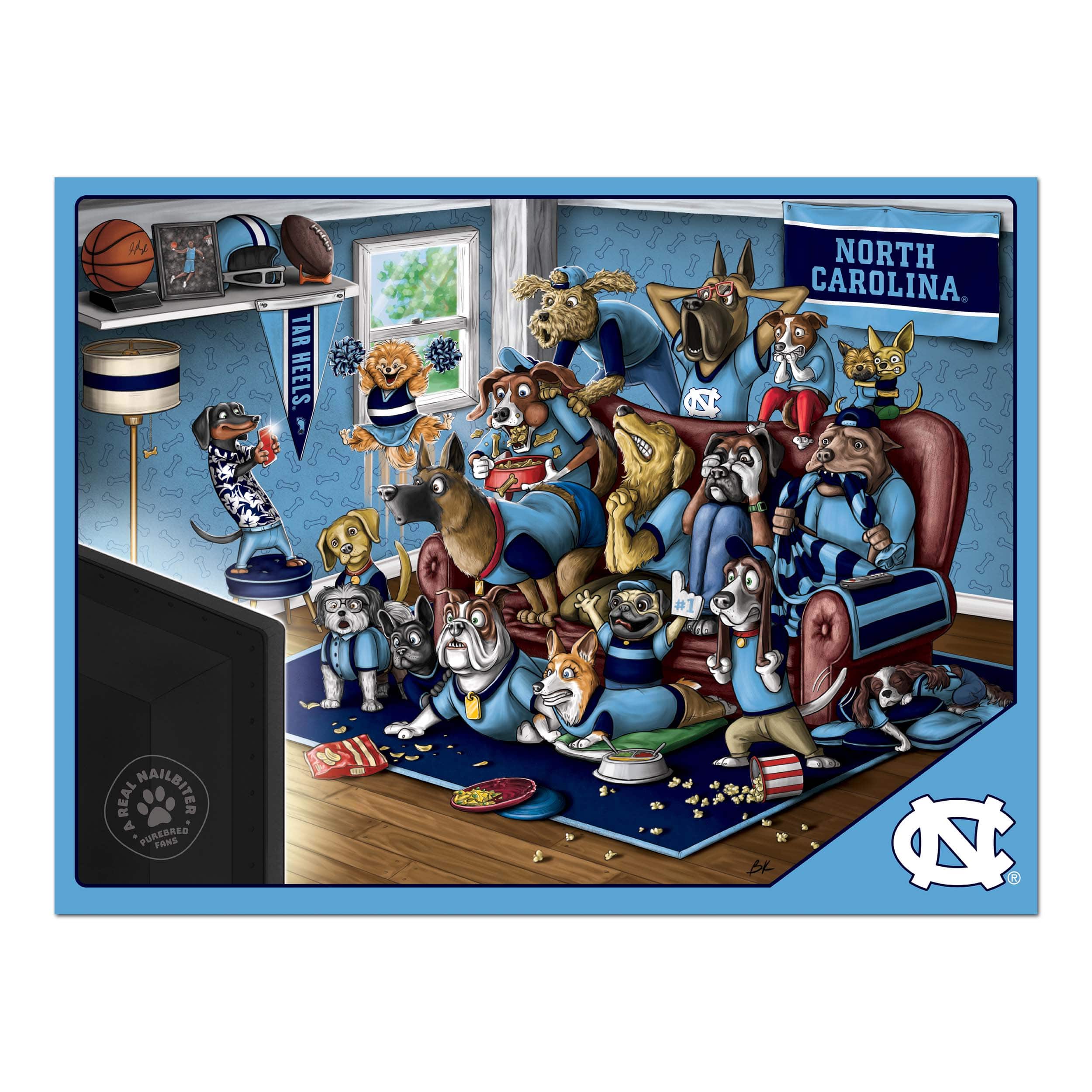 College Football Purebred Fans A Real Nailbiter 500 Piece Puzzle
