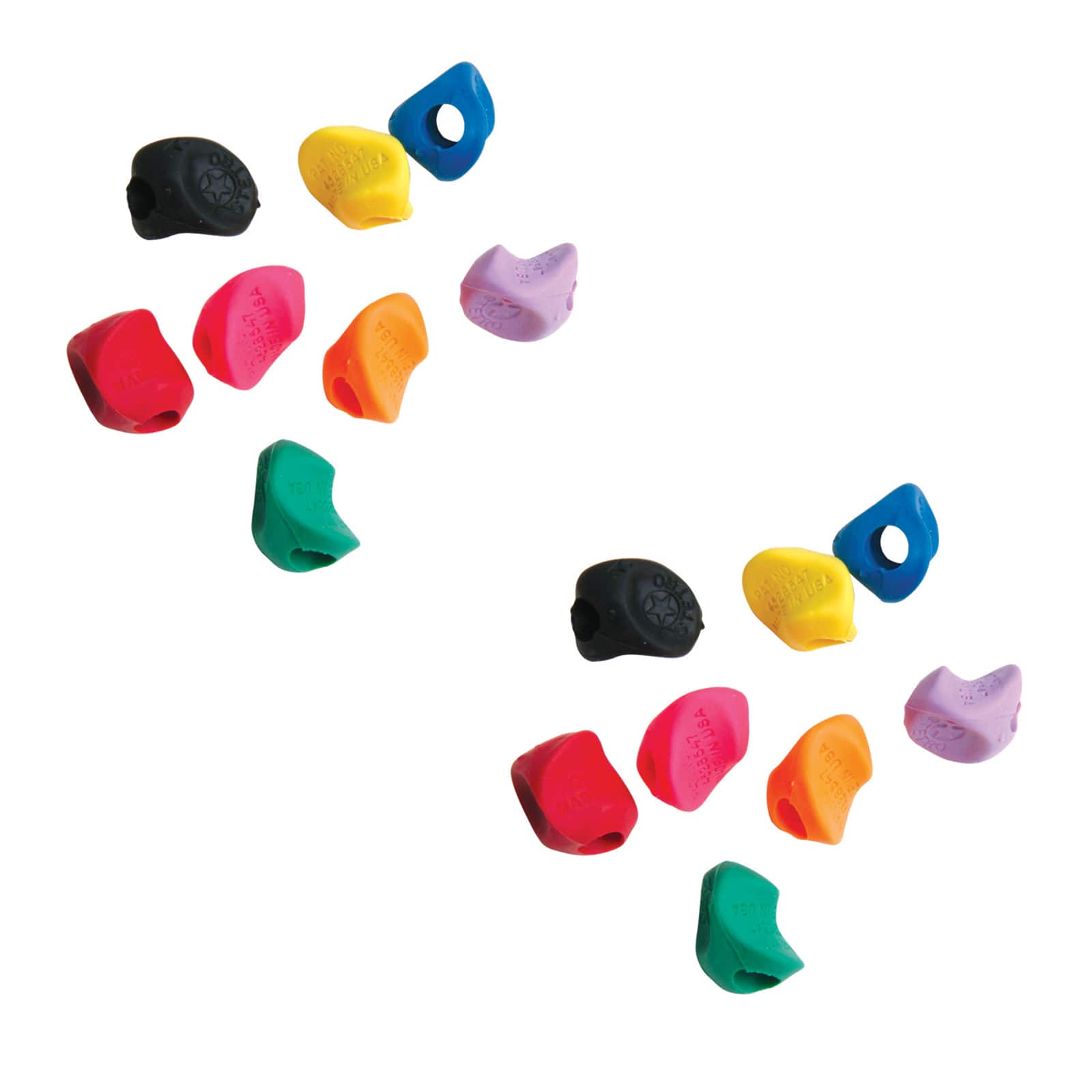 Moon Products Stetro Pencil Training Grip, Assorted Colors, 2 Packs of 36