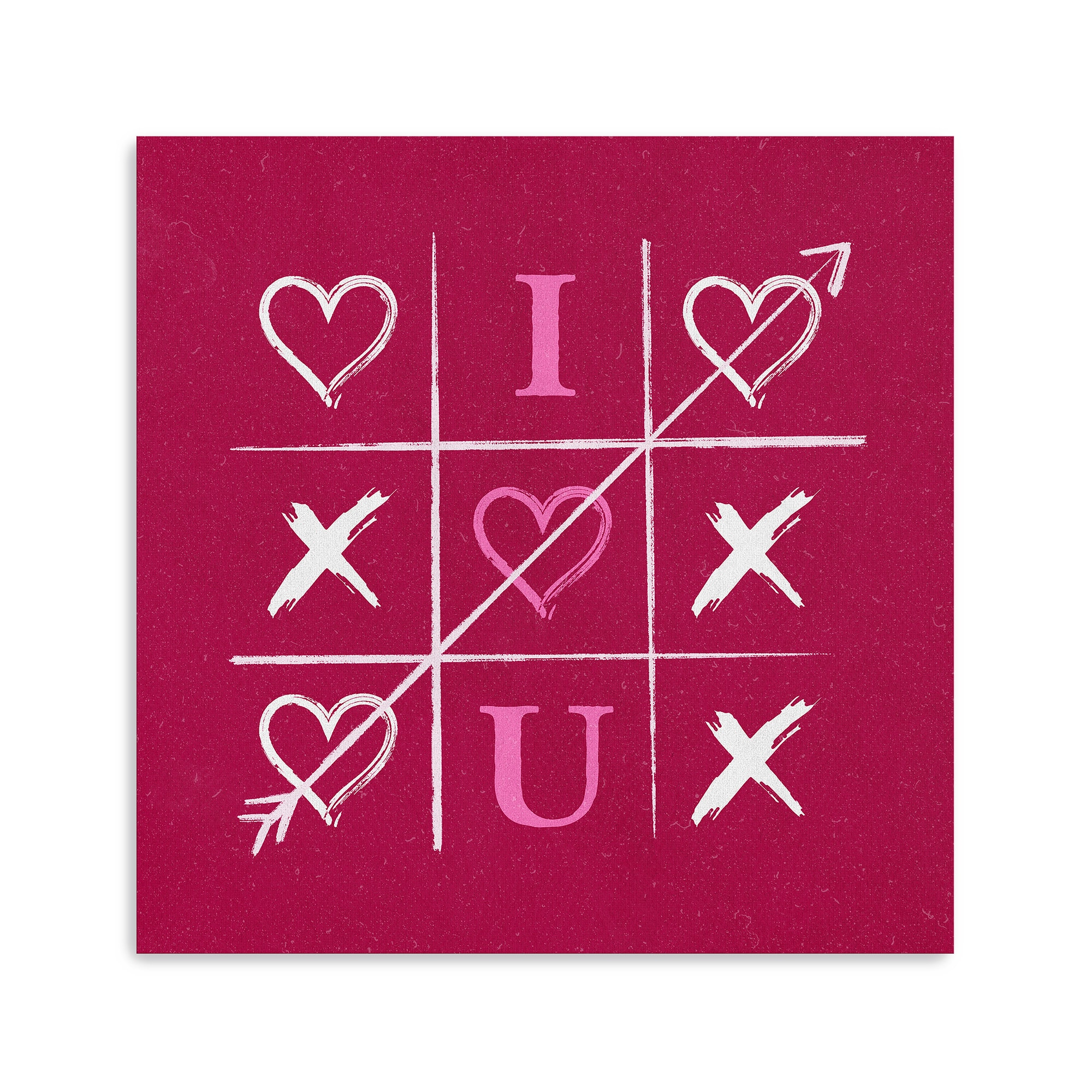 Heart and XO I Canvas Giclée Art