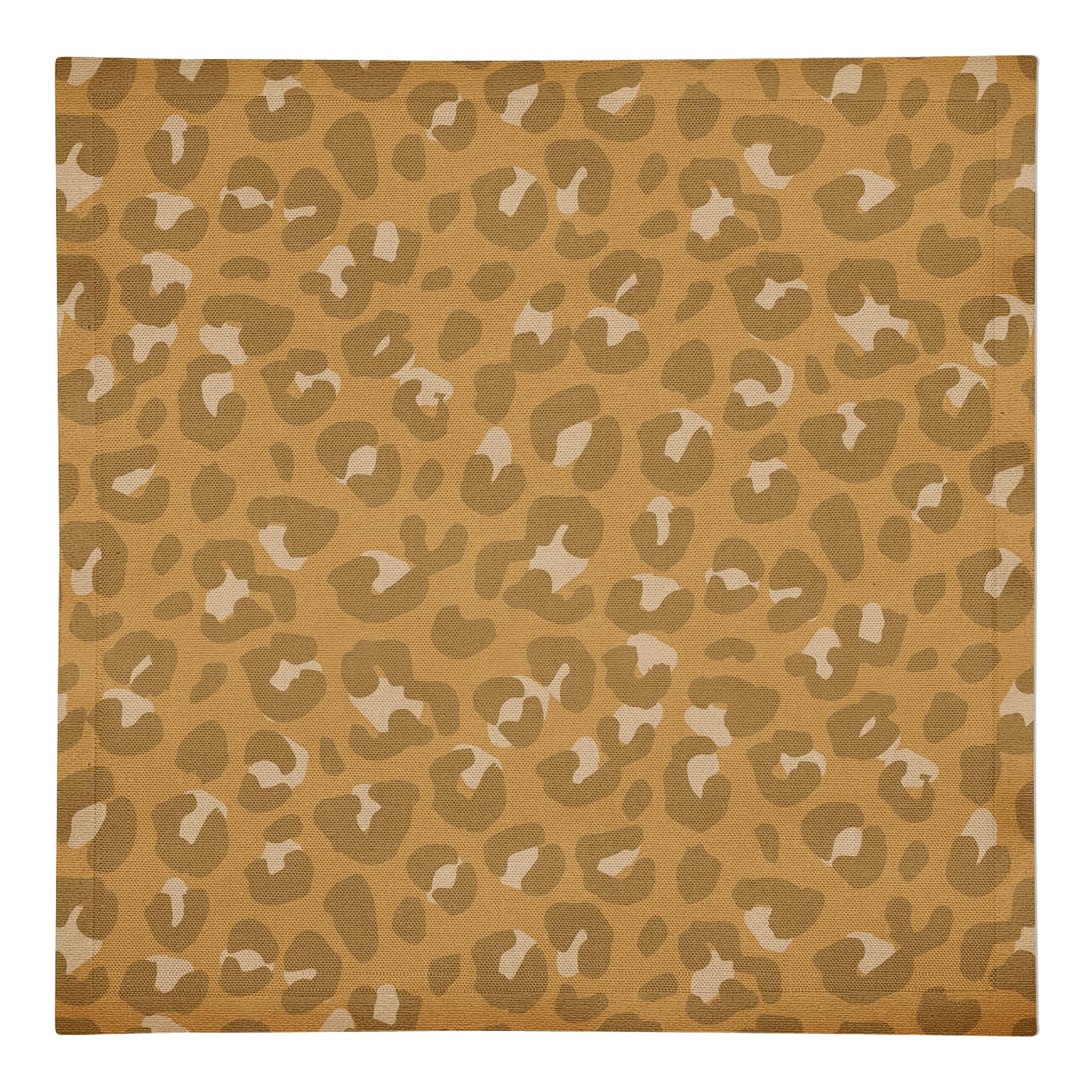 Leopard Cotton Twill Napkin