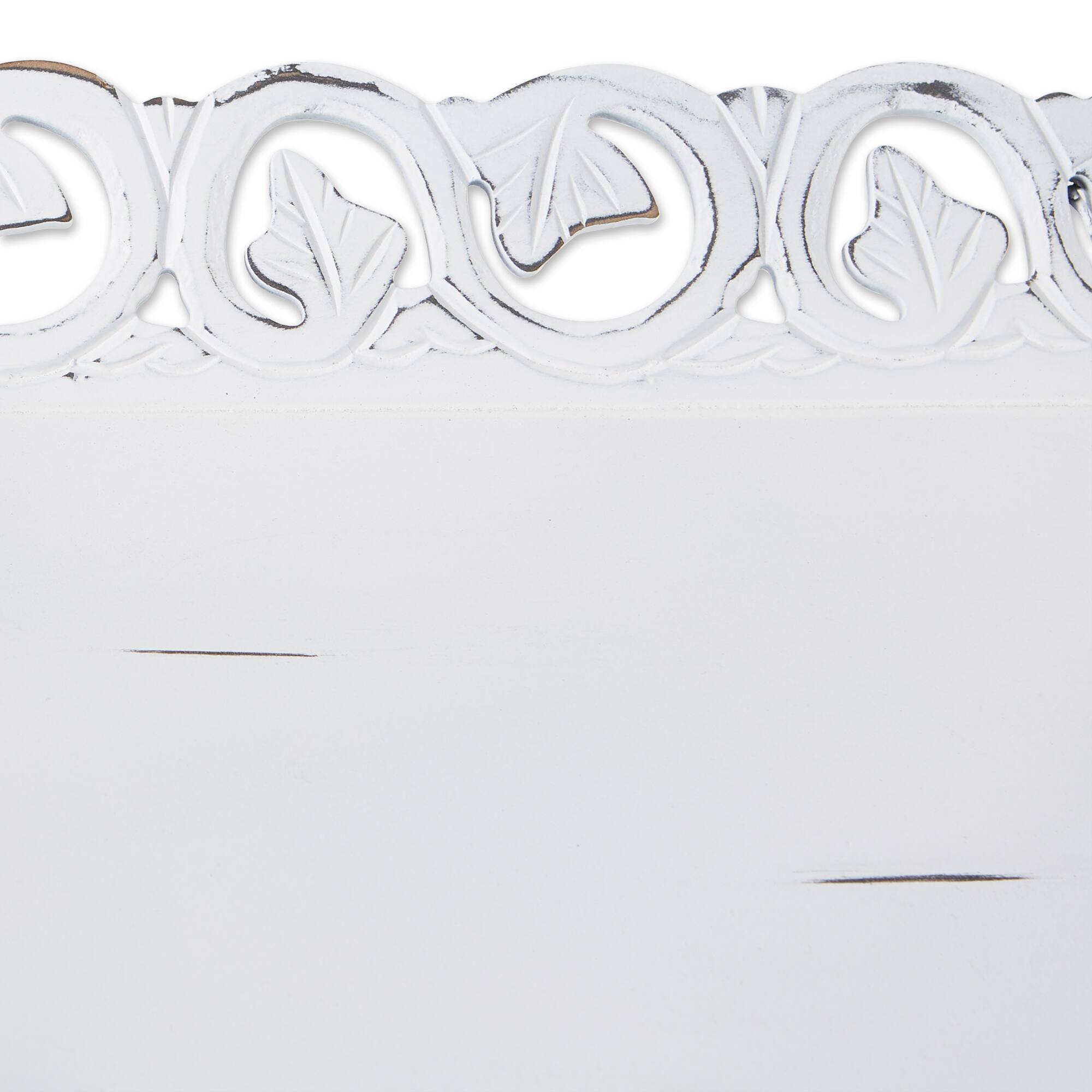 27" White Elegant Tray Stand
