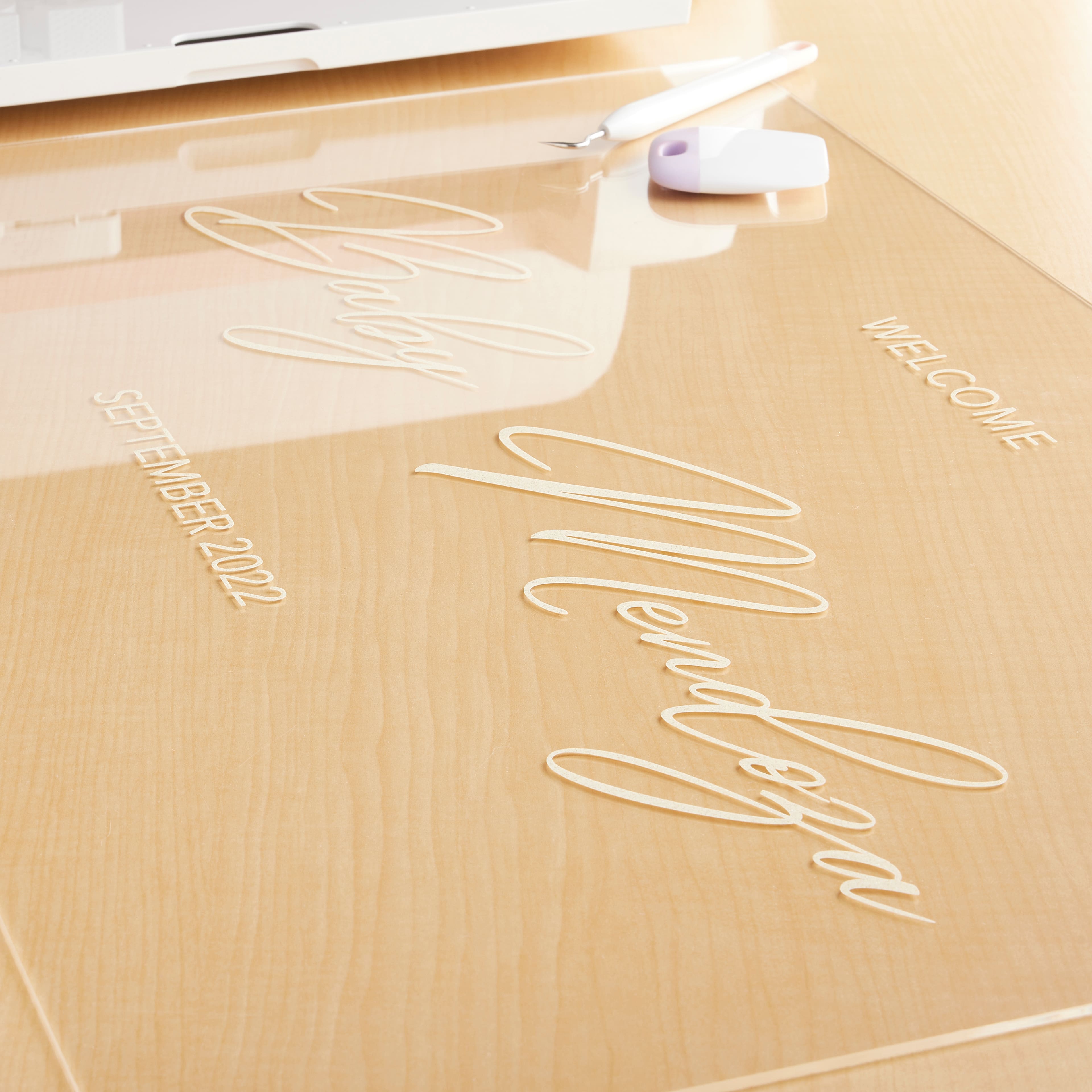 Enseigne en acrylique de 43,1 cm x 66 cm de Make Market