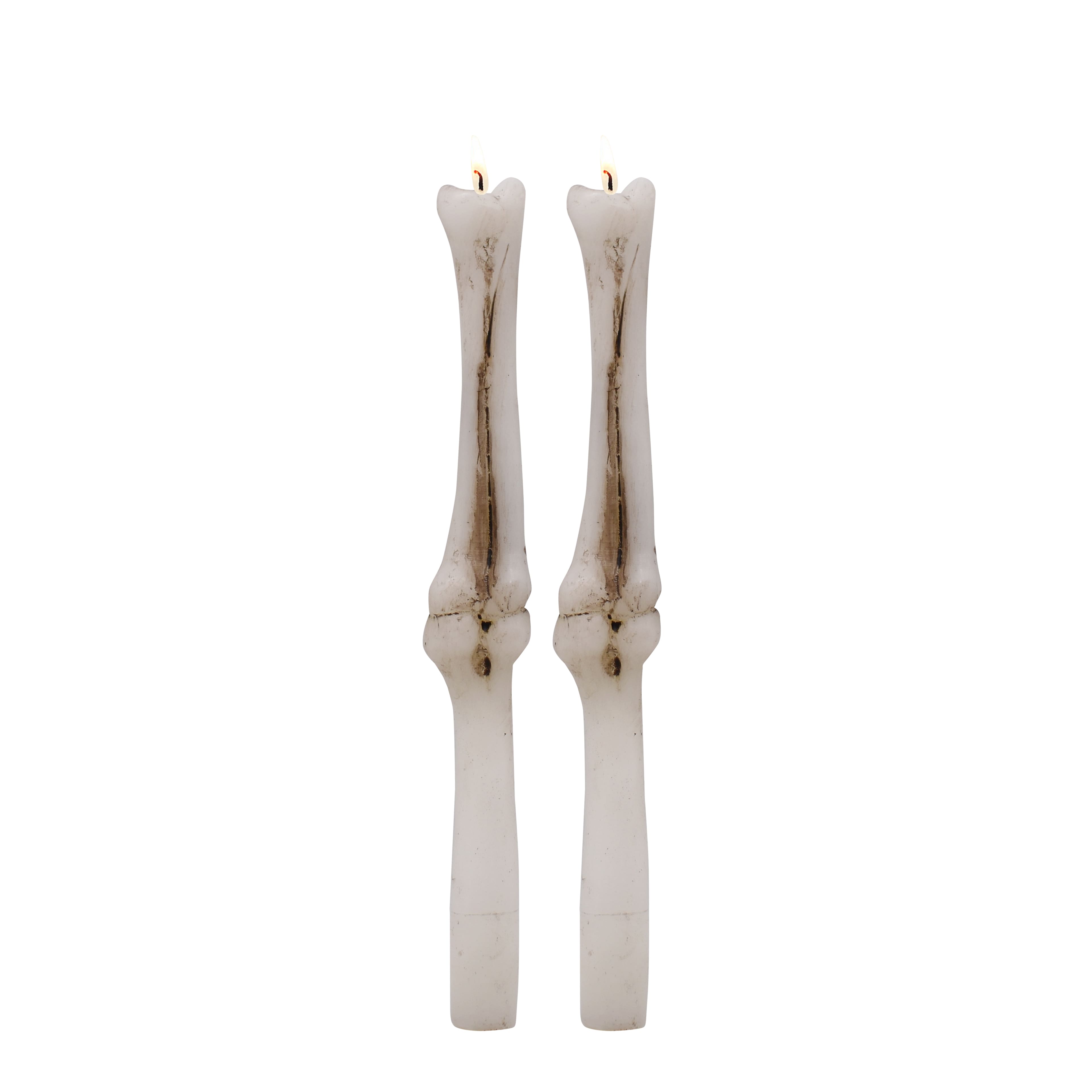 10" Bones Unscented Taper Candles, 2ct. by Ashland®