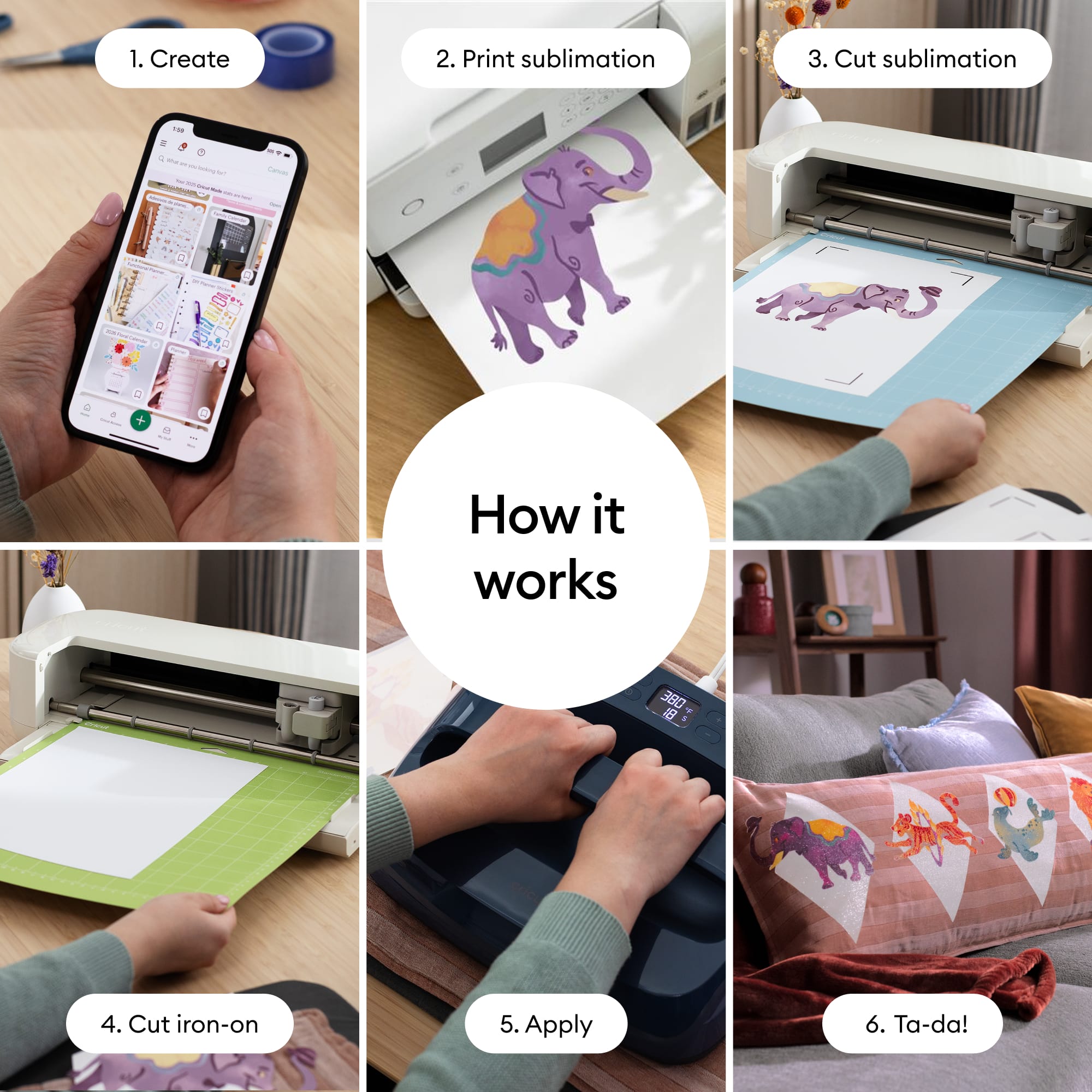 Cricut® Sublimation Glitter Iron-On Kit