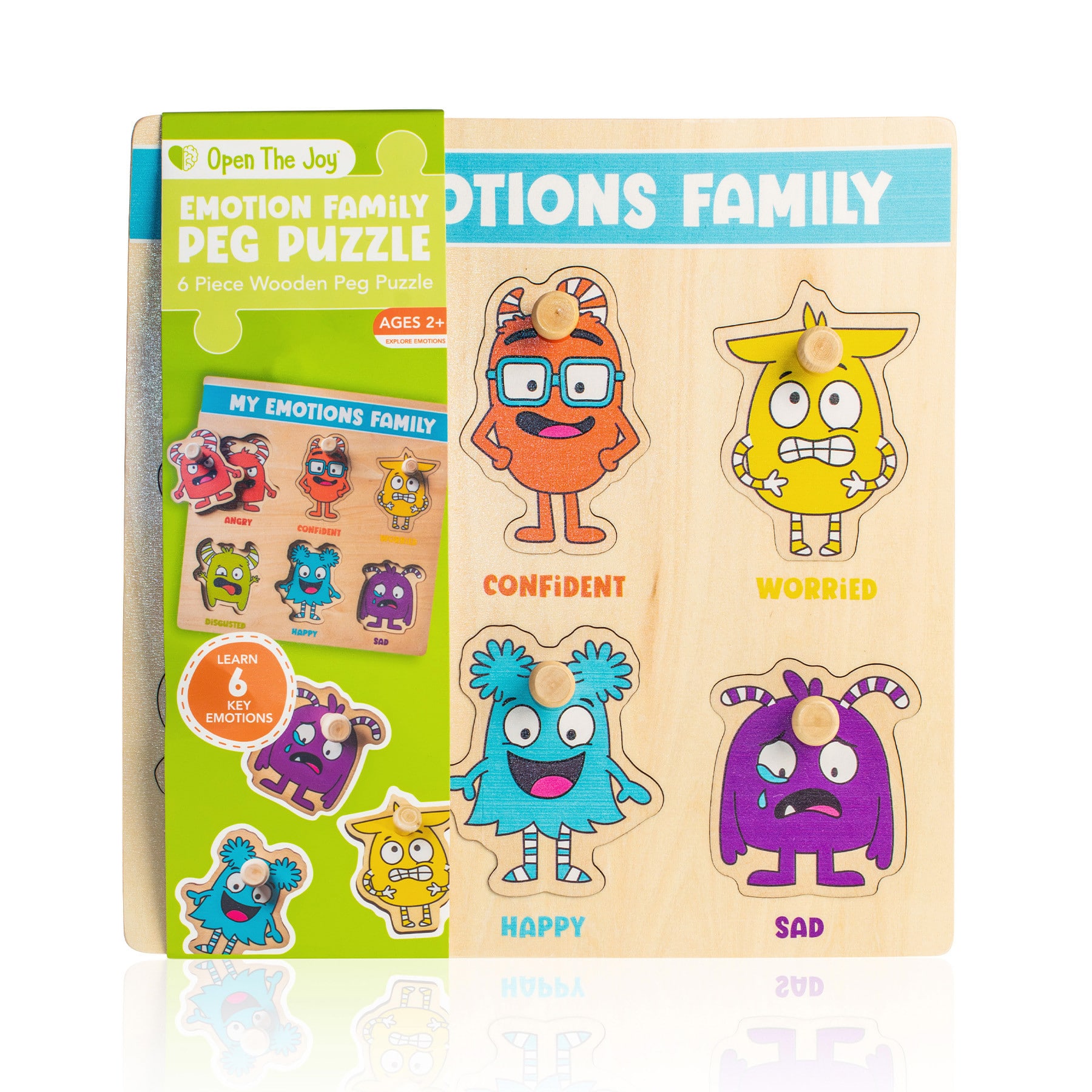 My Emotions Family Peg Puzzle Set