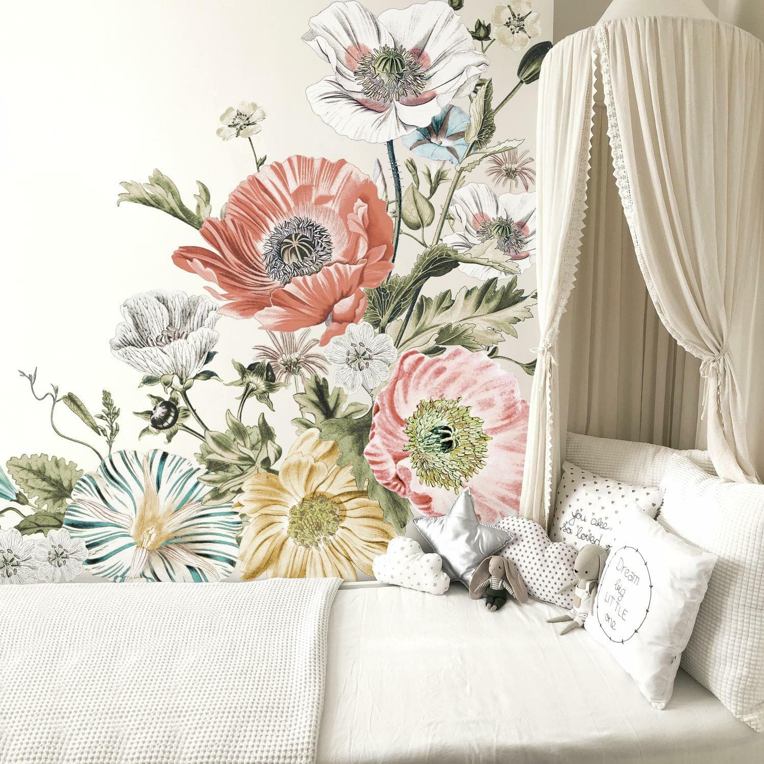 RoomMates Vintage Poppy Peel & Stick Giant Decals