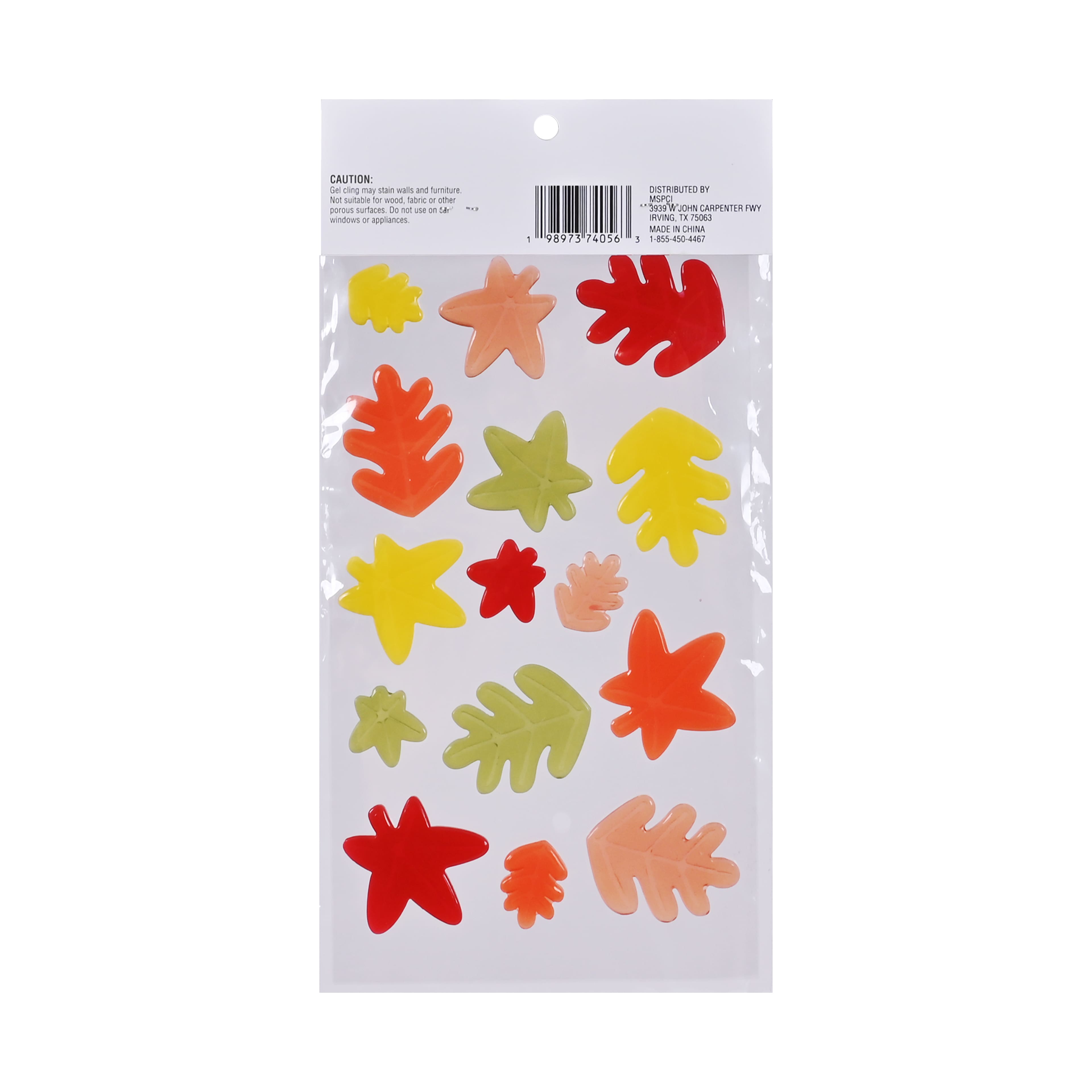 Thanksgiving Leaf Gel Clings by Creatology™