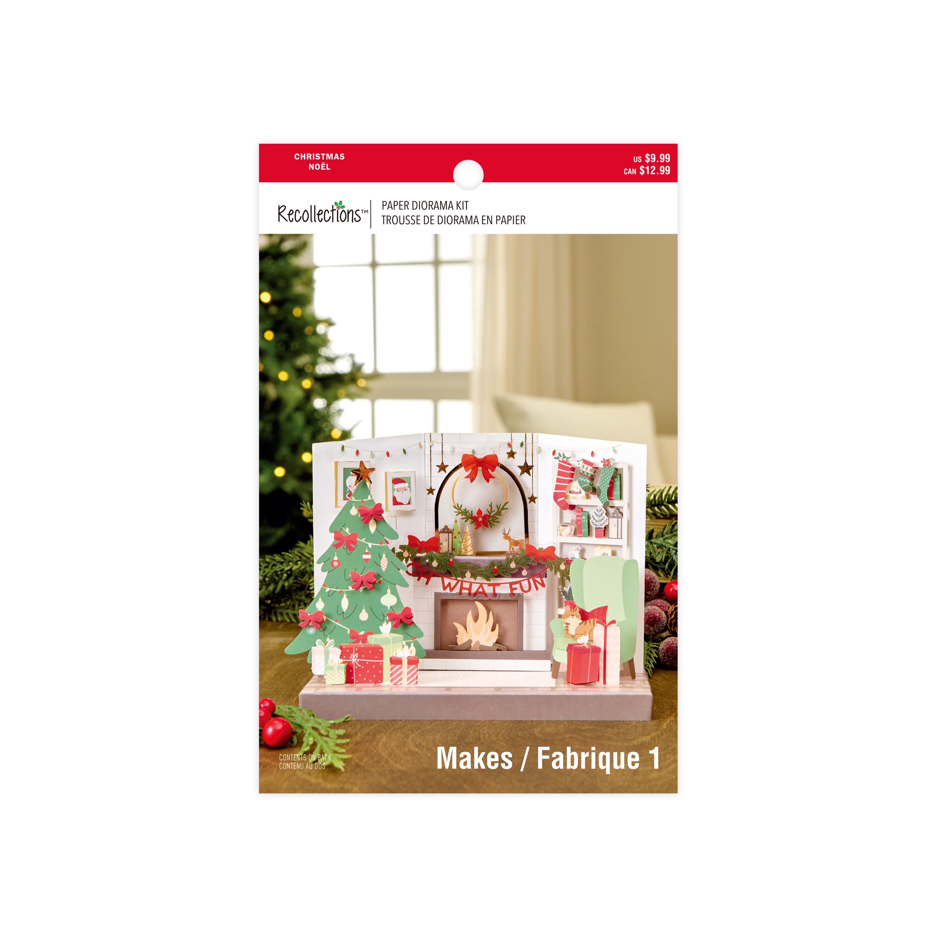 Fireplace Paper Diorama Kit by Recollections™