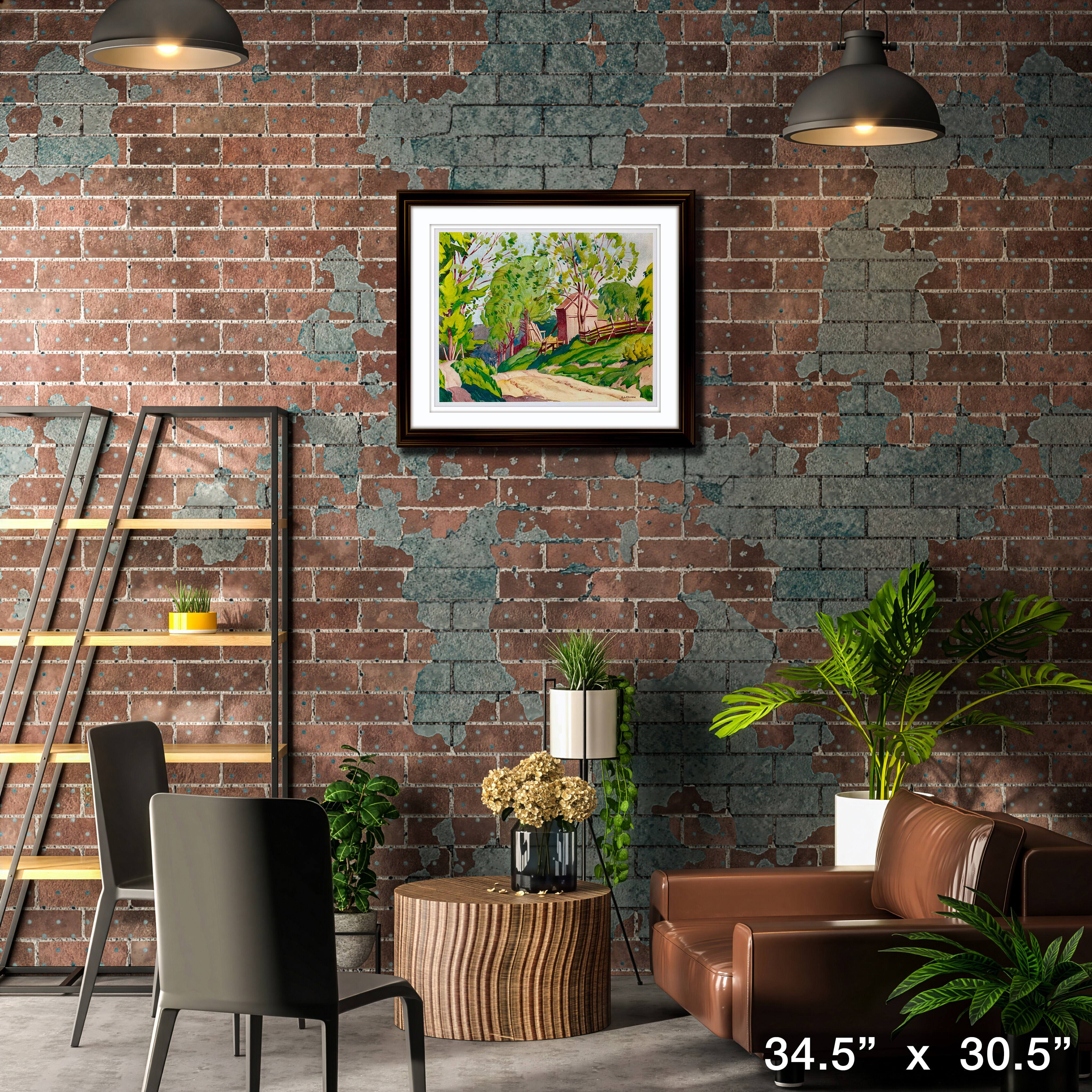 Spring Lasky Framed Print 20" x 24" by A.J. Casson 34.5" x 30.5"