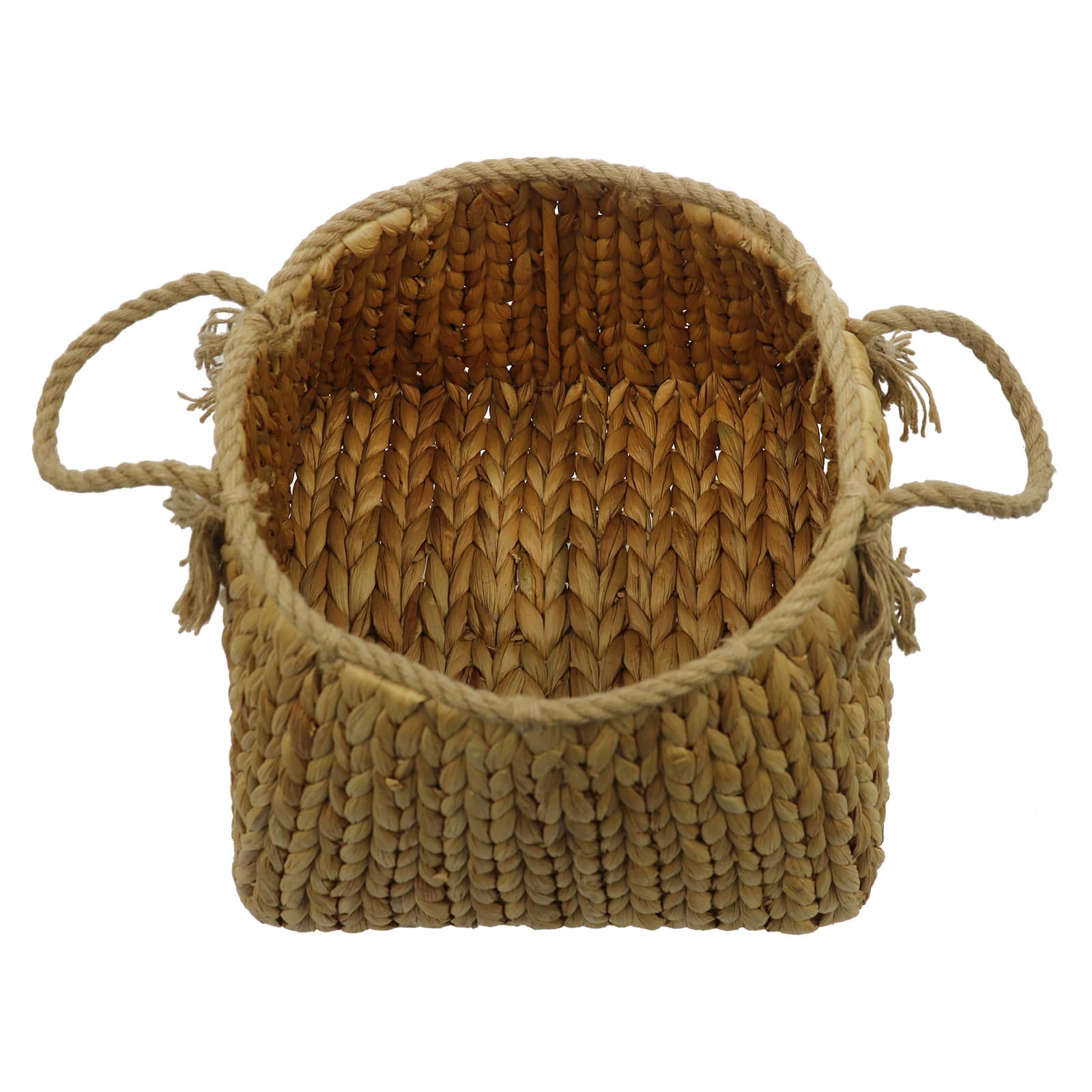 Water Hyacinth Woven Basket by Ashland