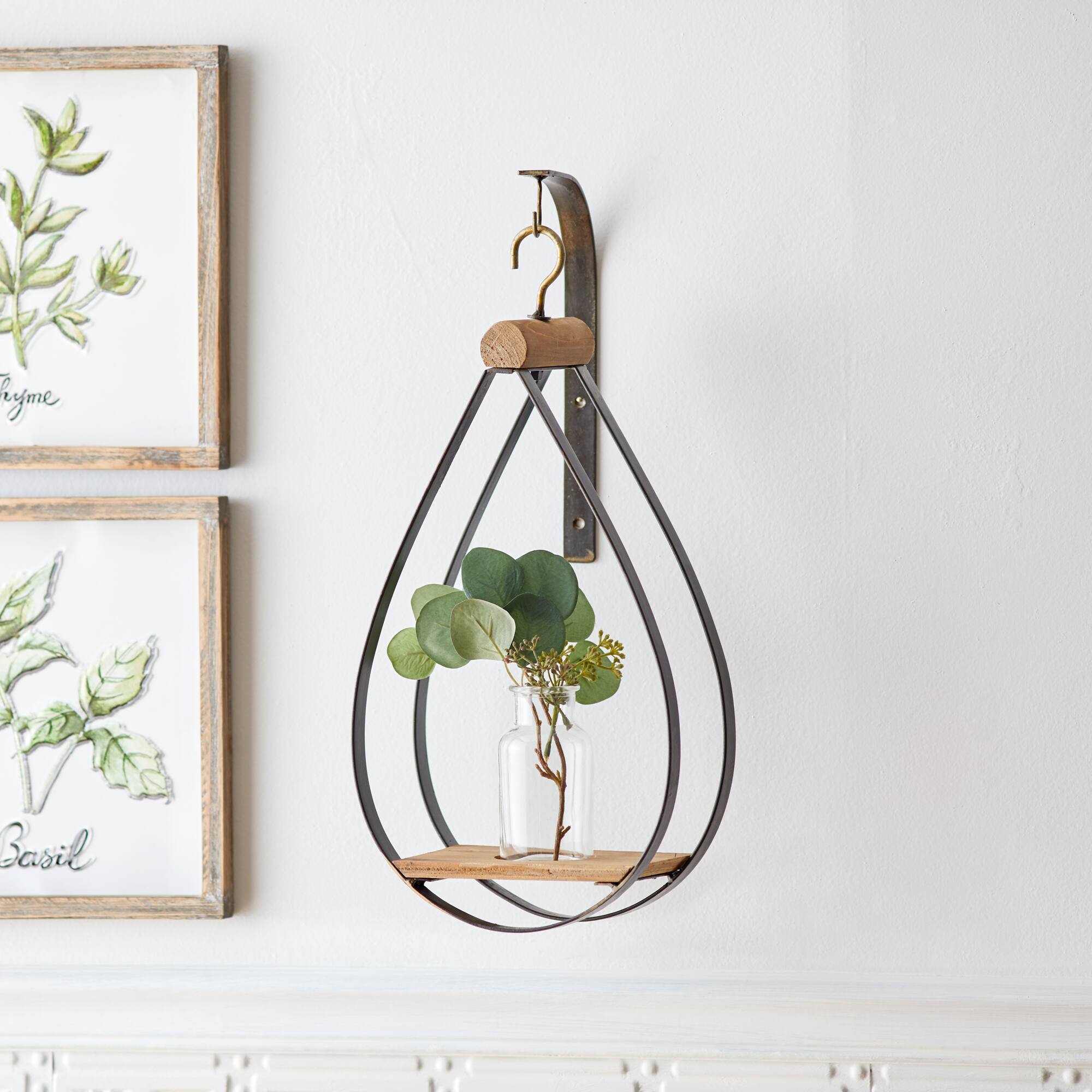 21" Hanging Bottle Vase Set