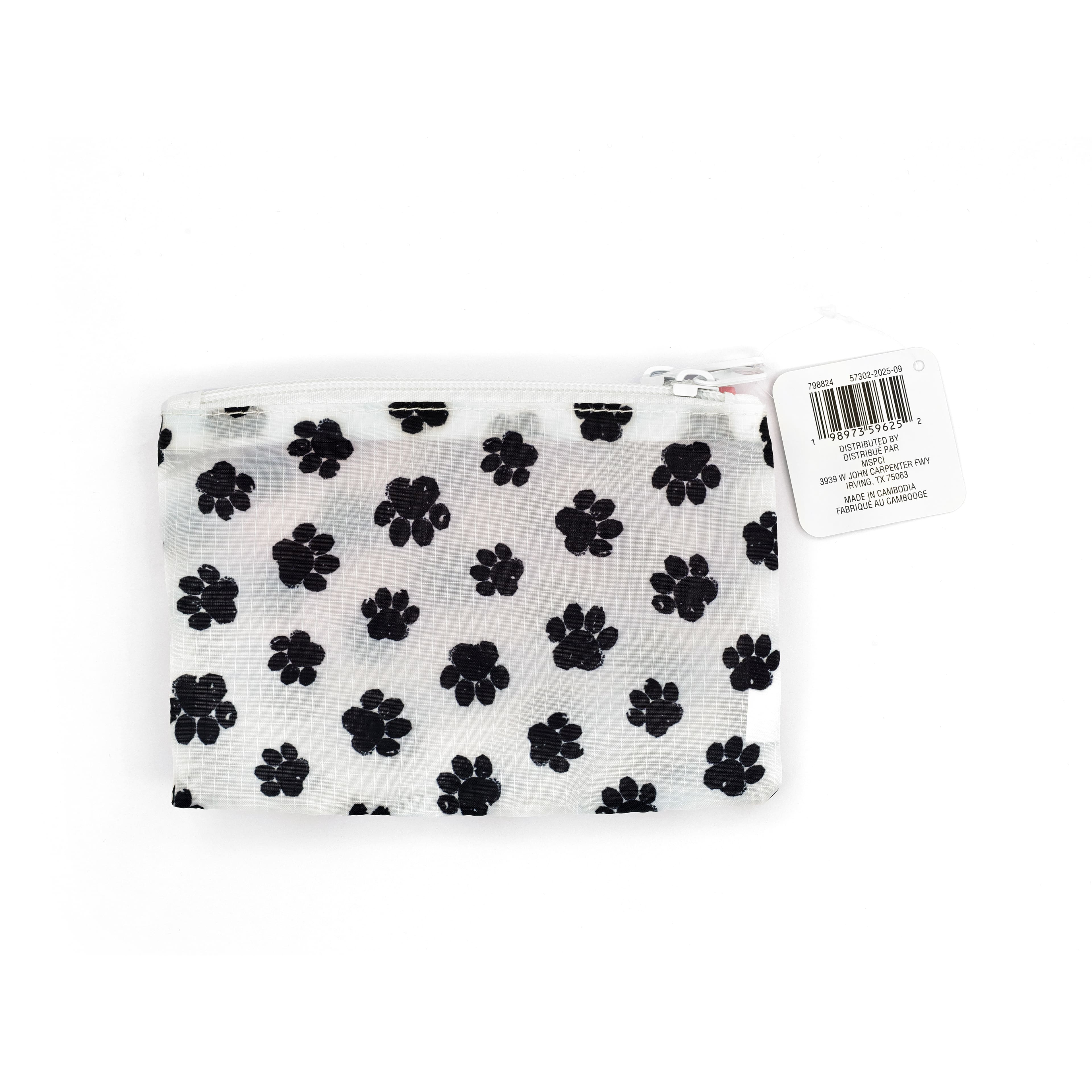 Pink & Paw Print Pet Pouch Set by Fab Finds