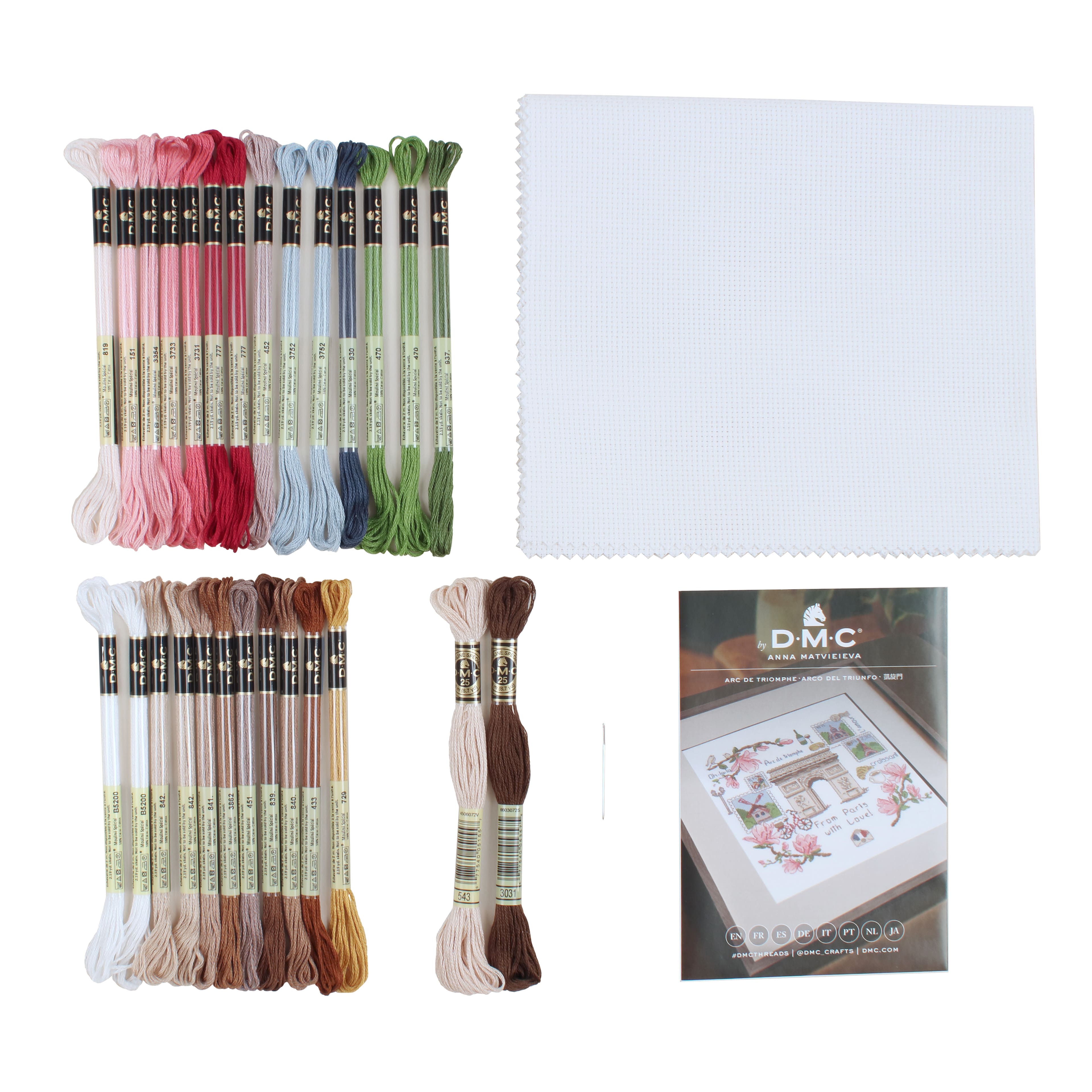 DMC® Arc de Triomphe Expert Counted Cross Stitch Kit