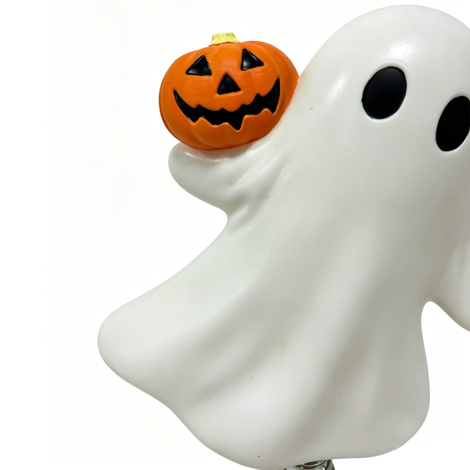 12" Lighted Ghost & Jack-o'-Lantern Tree Topper with Warm White LED Lights by Ashland®