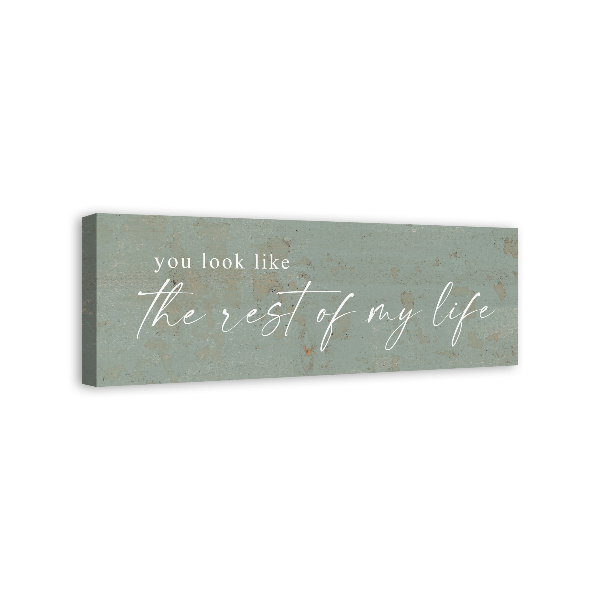 Rest Of My Life 36" x 12" Canvas Wall Art