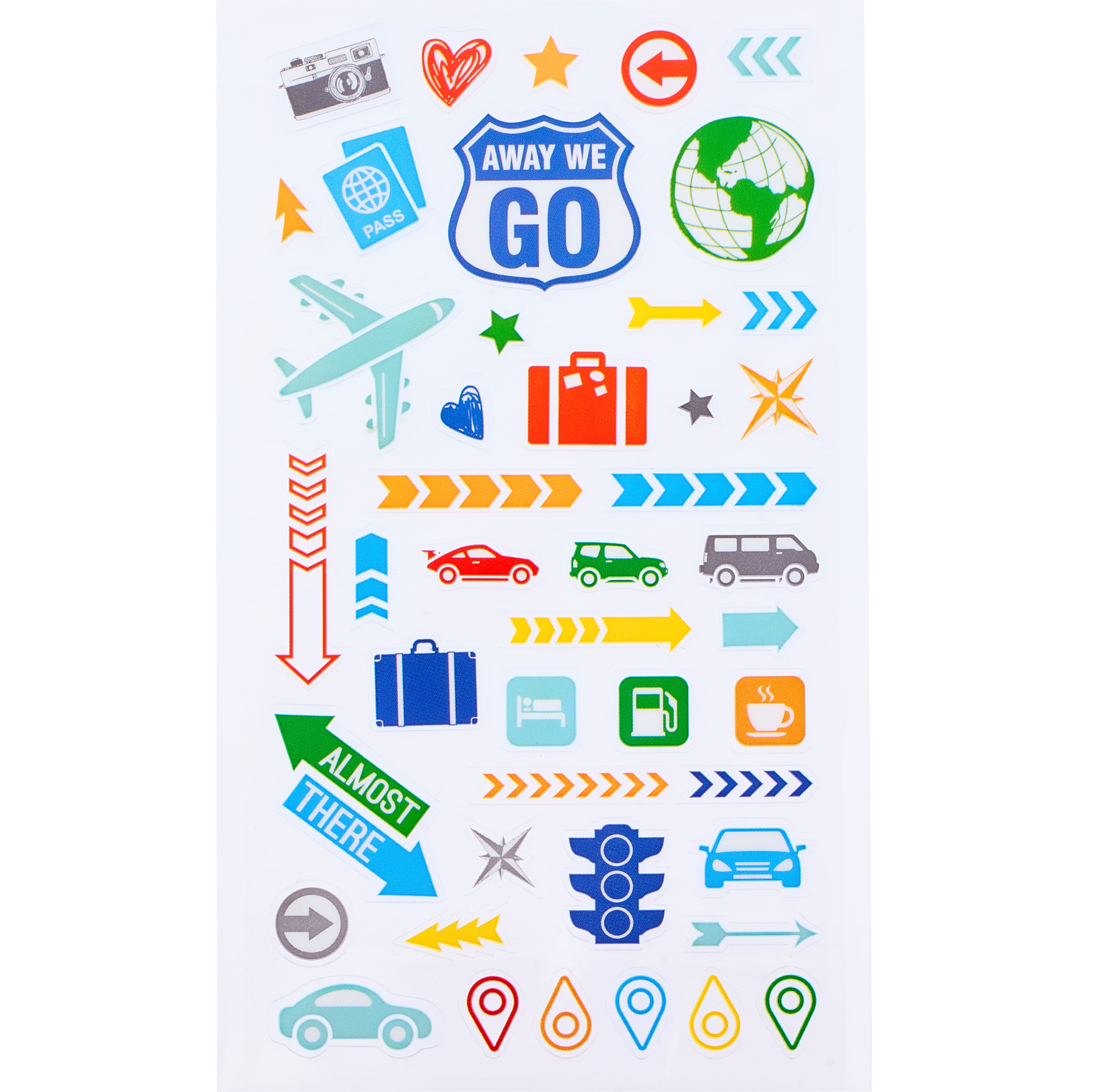 Travel Icons Stickers by Recollections™