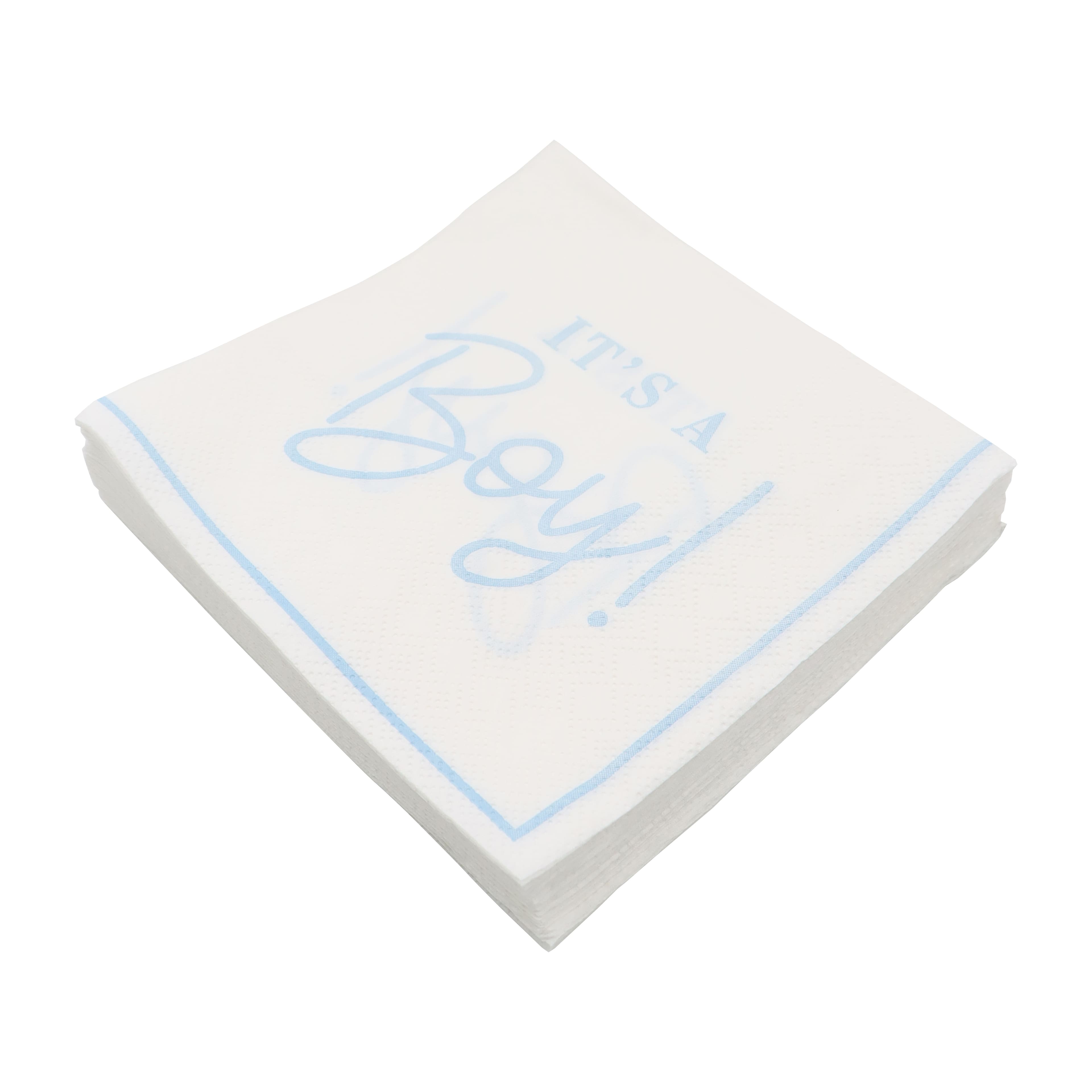 24 Packs: 20 ct. (480 total) It's a Boy Beverage Napkins by Celebrate It™