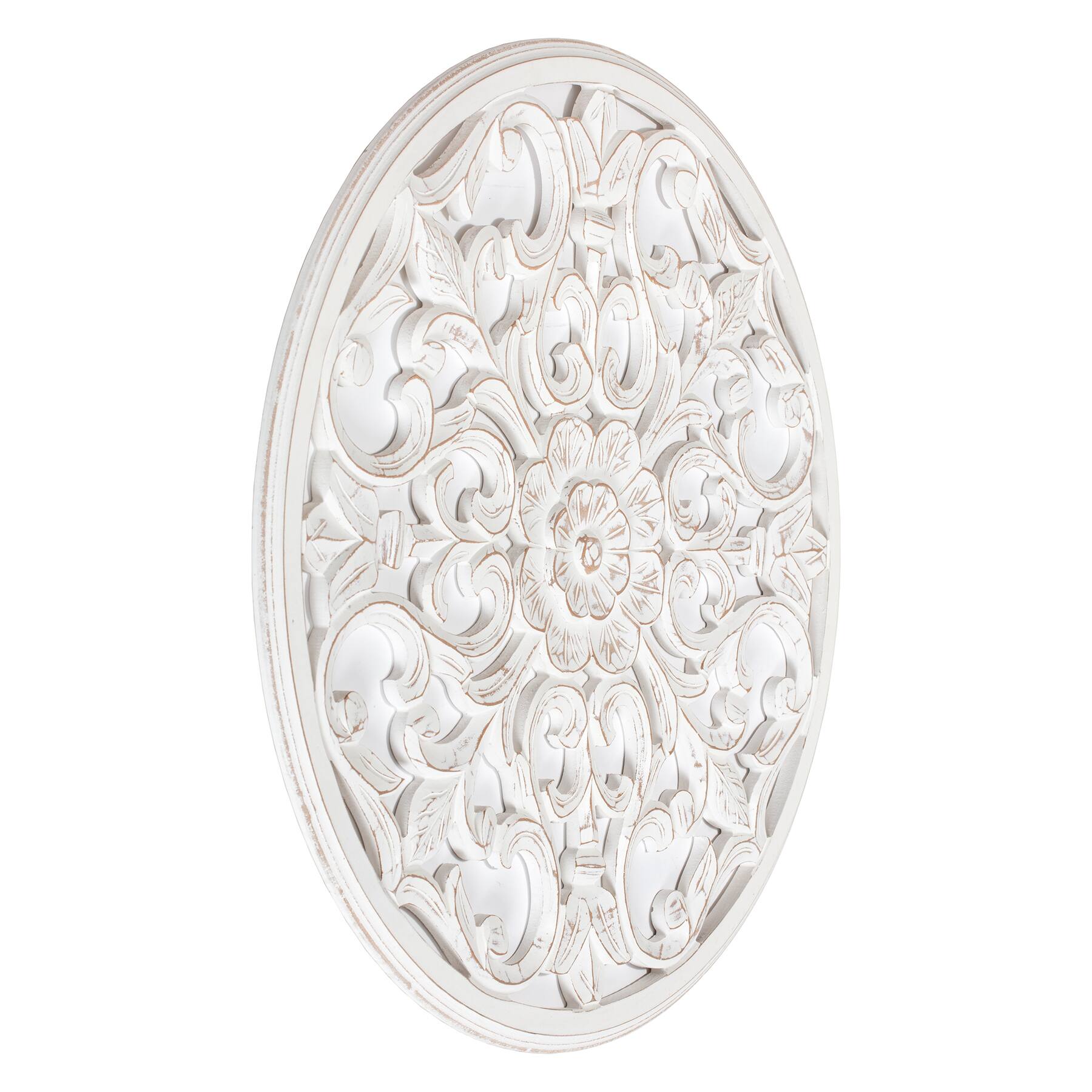 Habitat Bastia White Round Medallion