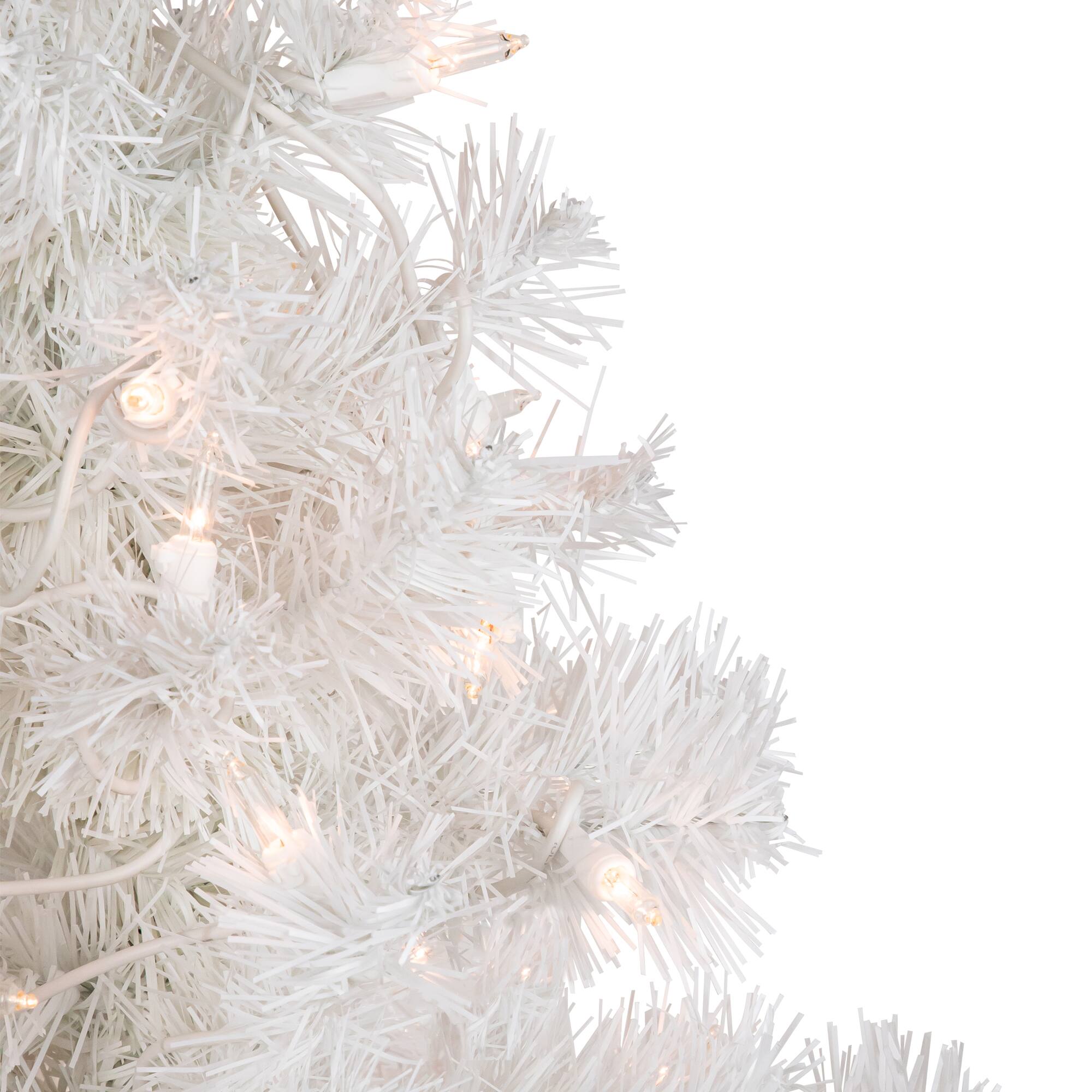 Northlight 2ft. Pre-Lit Slim Tinsel Artificial Christmas Tree