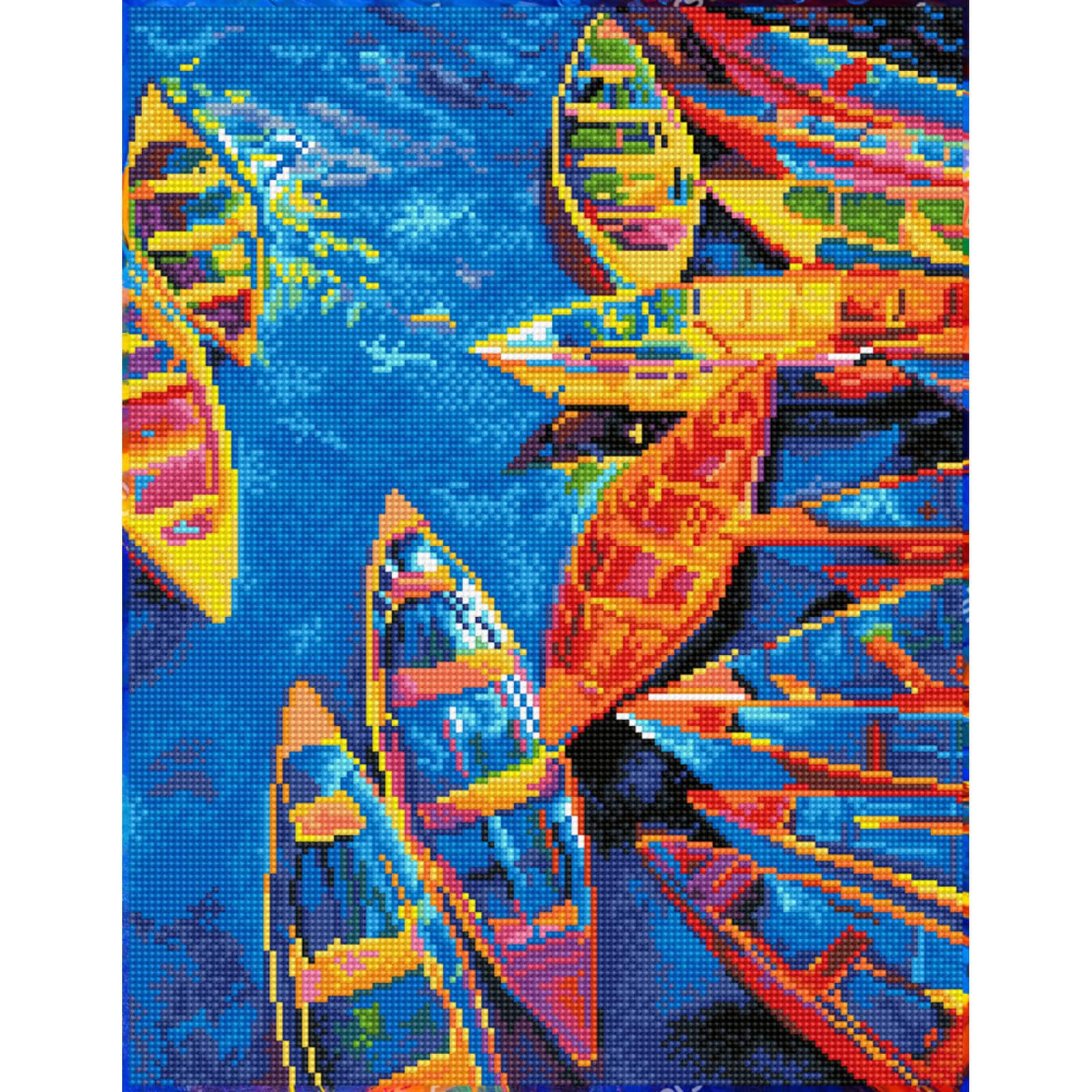 Diamond Dotz® Blue Bay Intermediate Blue Bay Diamond Painting Kit