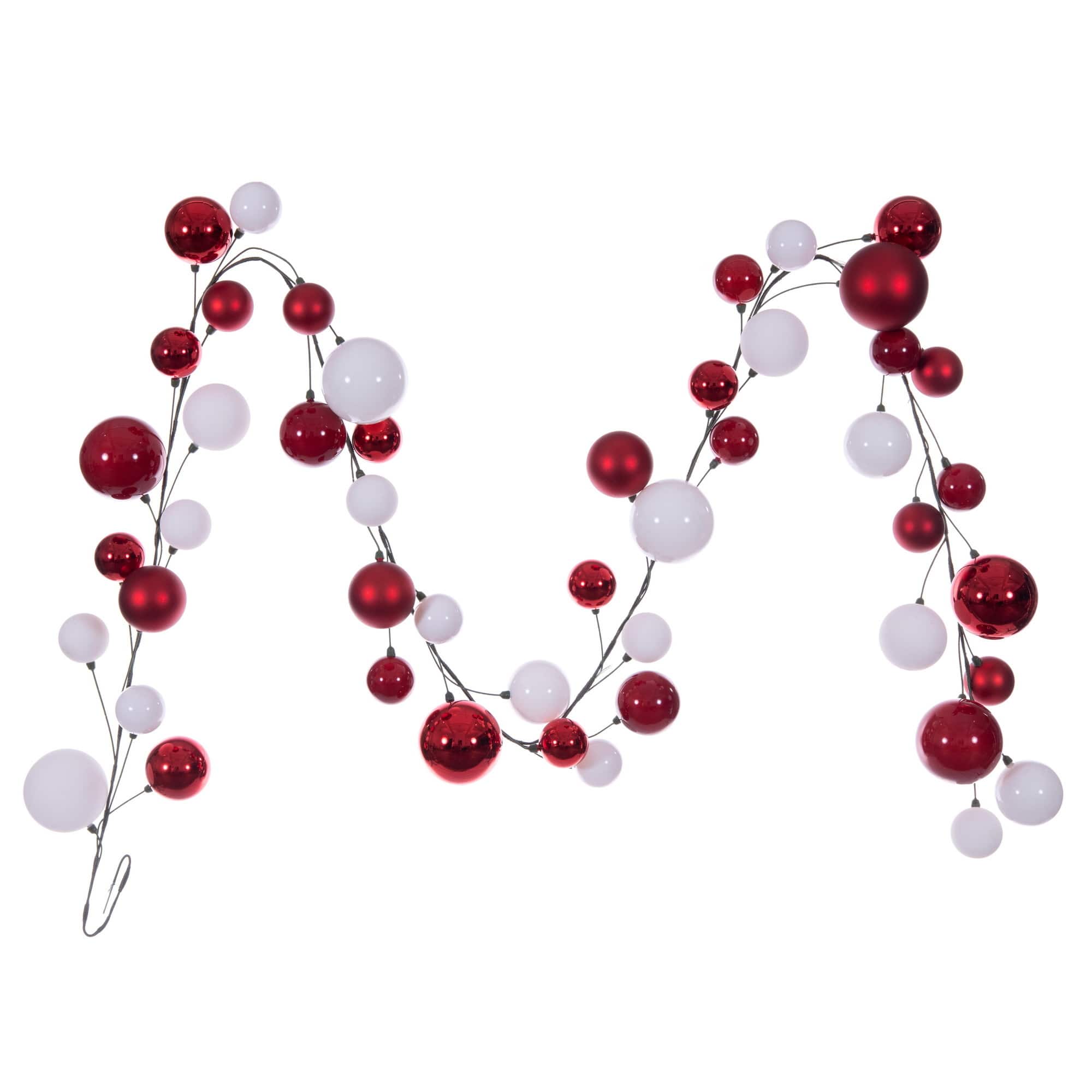 Vickerman 10ft. Unlit Ball Ornaments Branch Garland