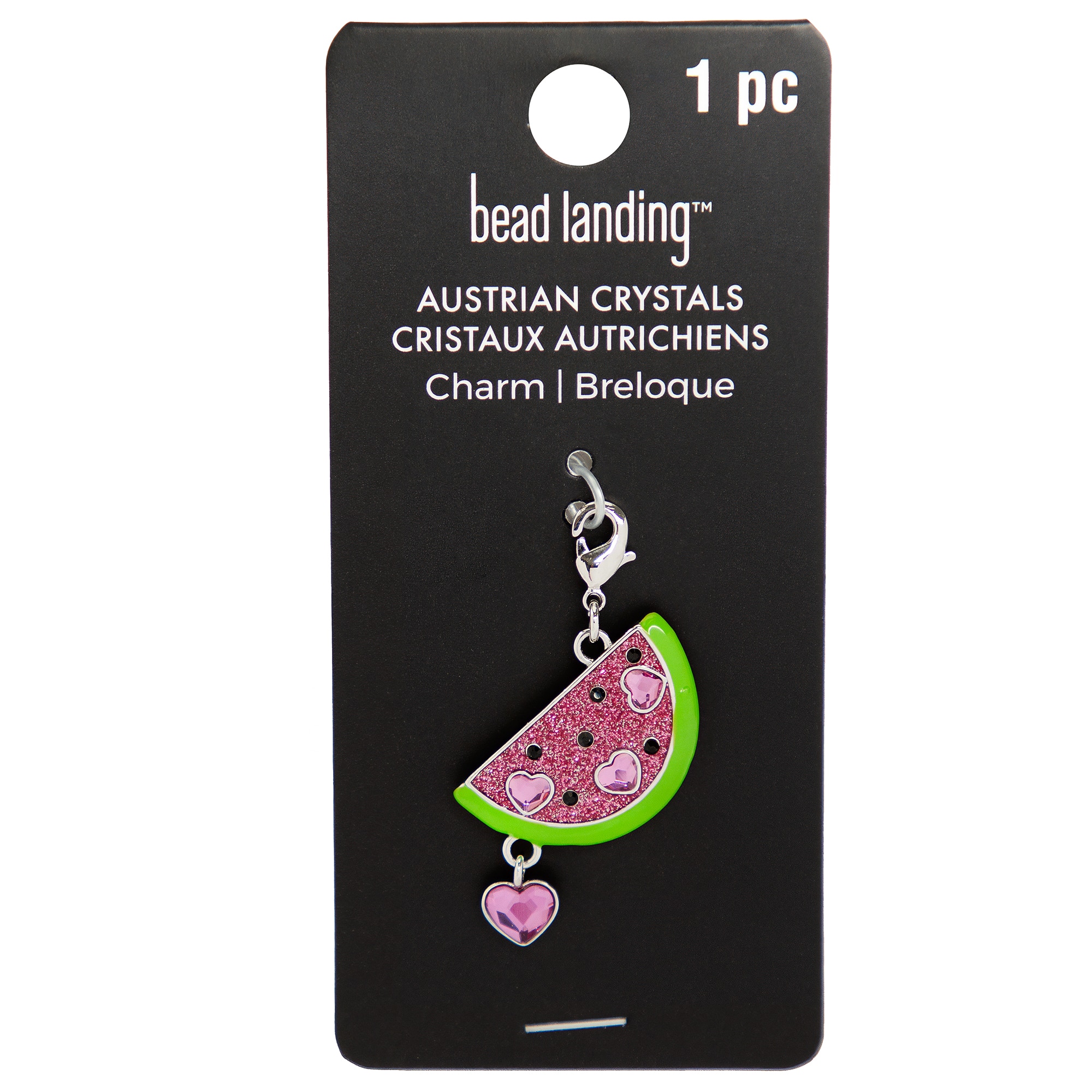 Watermelon Slice Austrian Crystal Charm by Bead Landing™
