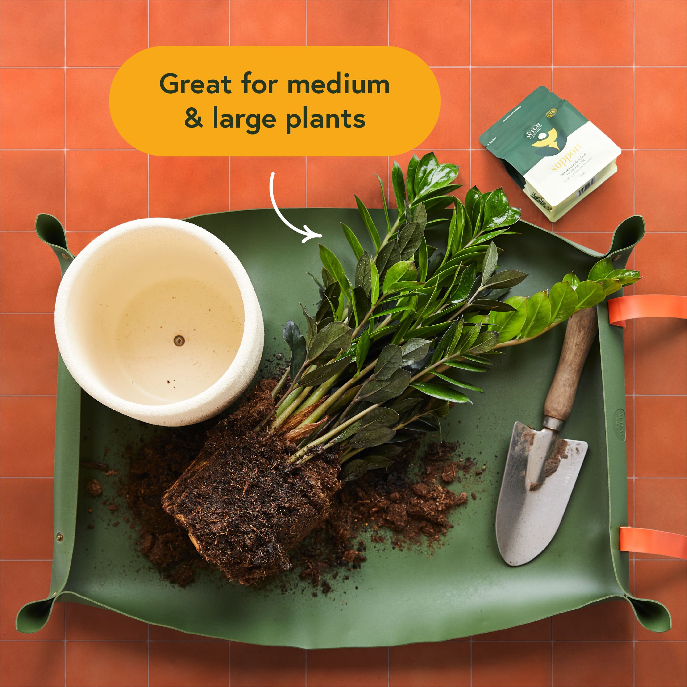 We The Wild™ 30" x 19" Reusable Waterproof Repotting Mat