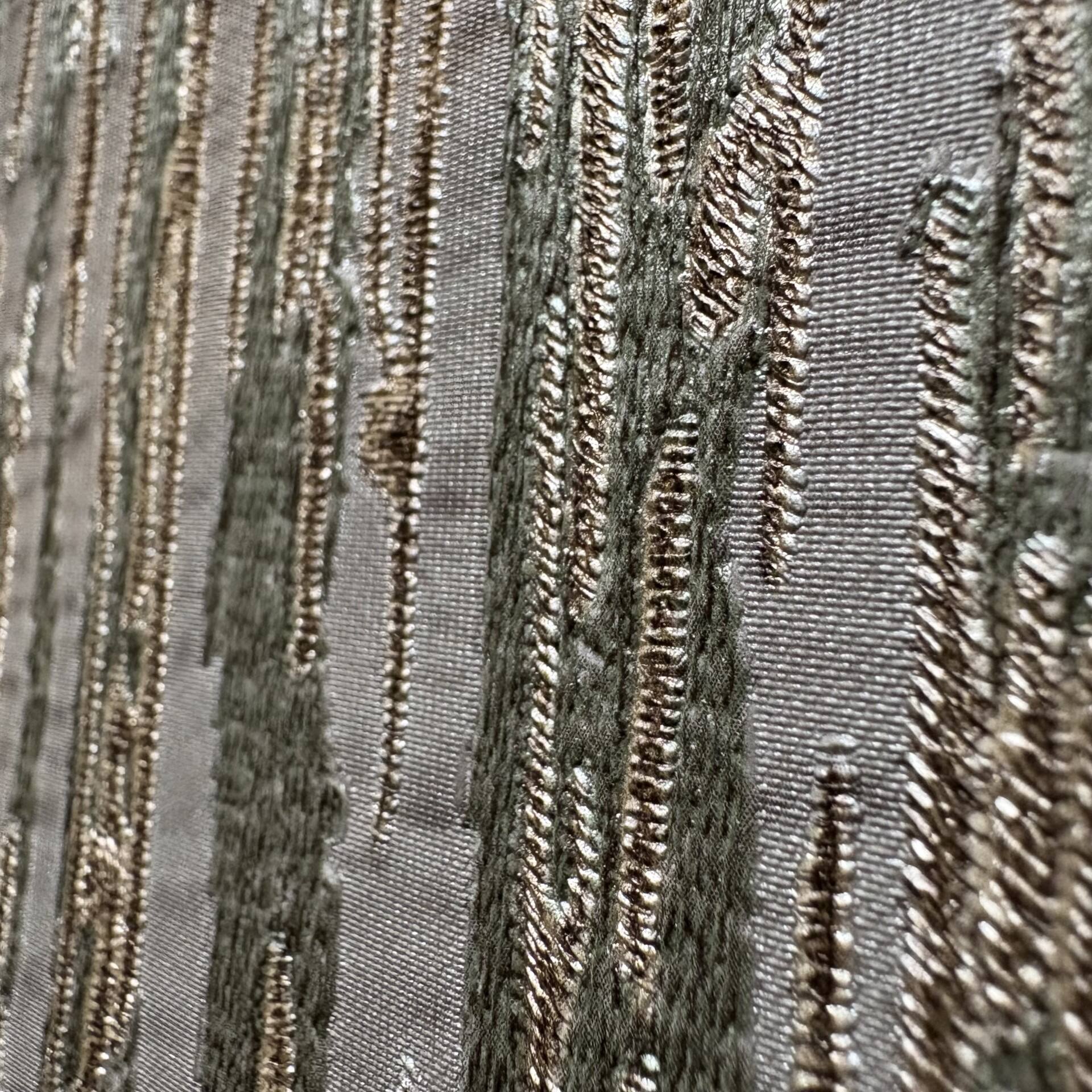 Designs Direct Embroidered Crushed Silk Wallpaper