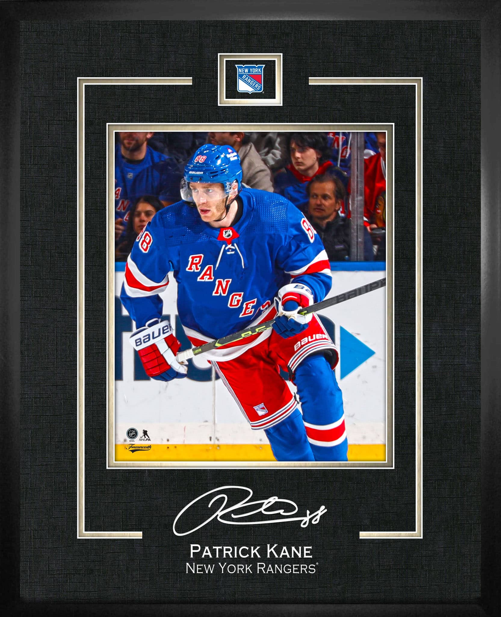 Patrick Kane 16" x 20" Replica Signature Frame Rangers