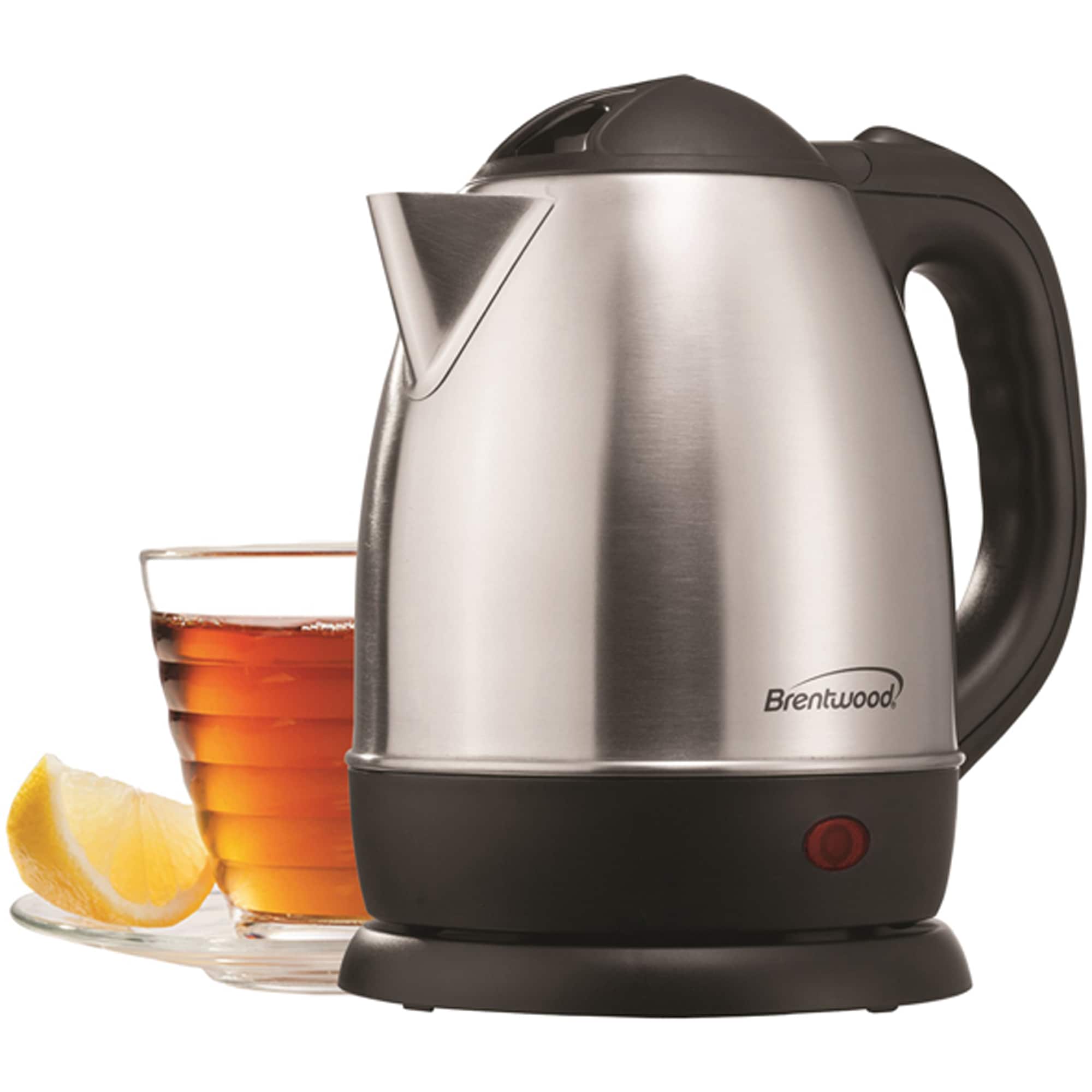 Brentwood 1.2L Stainless Steel Electric Cordless Tea Kettle