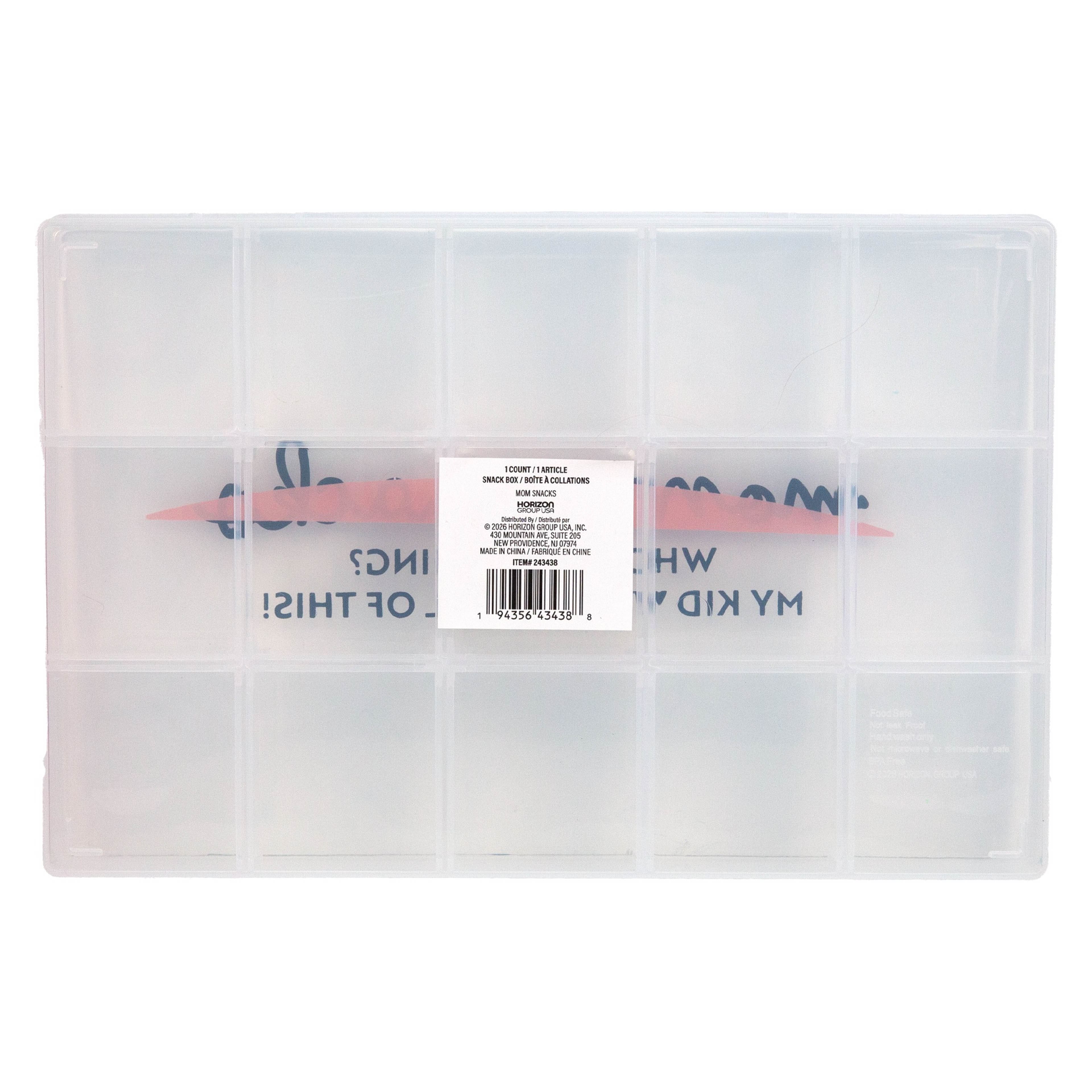 Mom Snacks Tackle Box