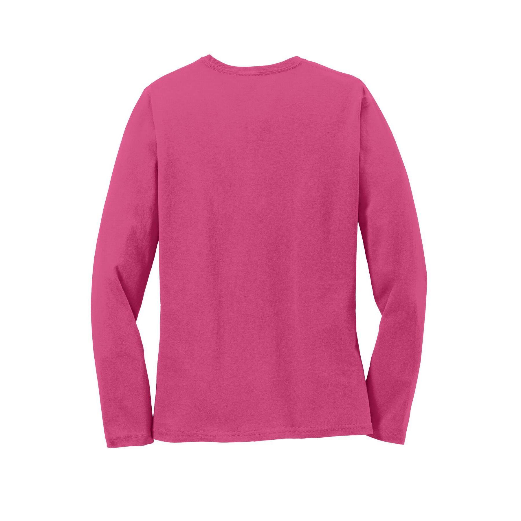 Port & Company® Core Cotton Colors Long Sleeve Ladies T-Shirt