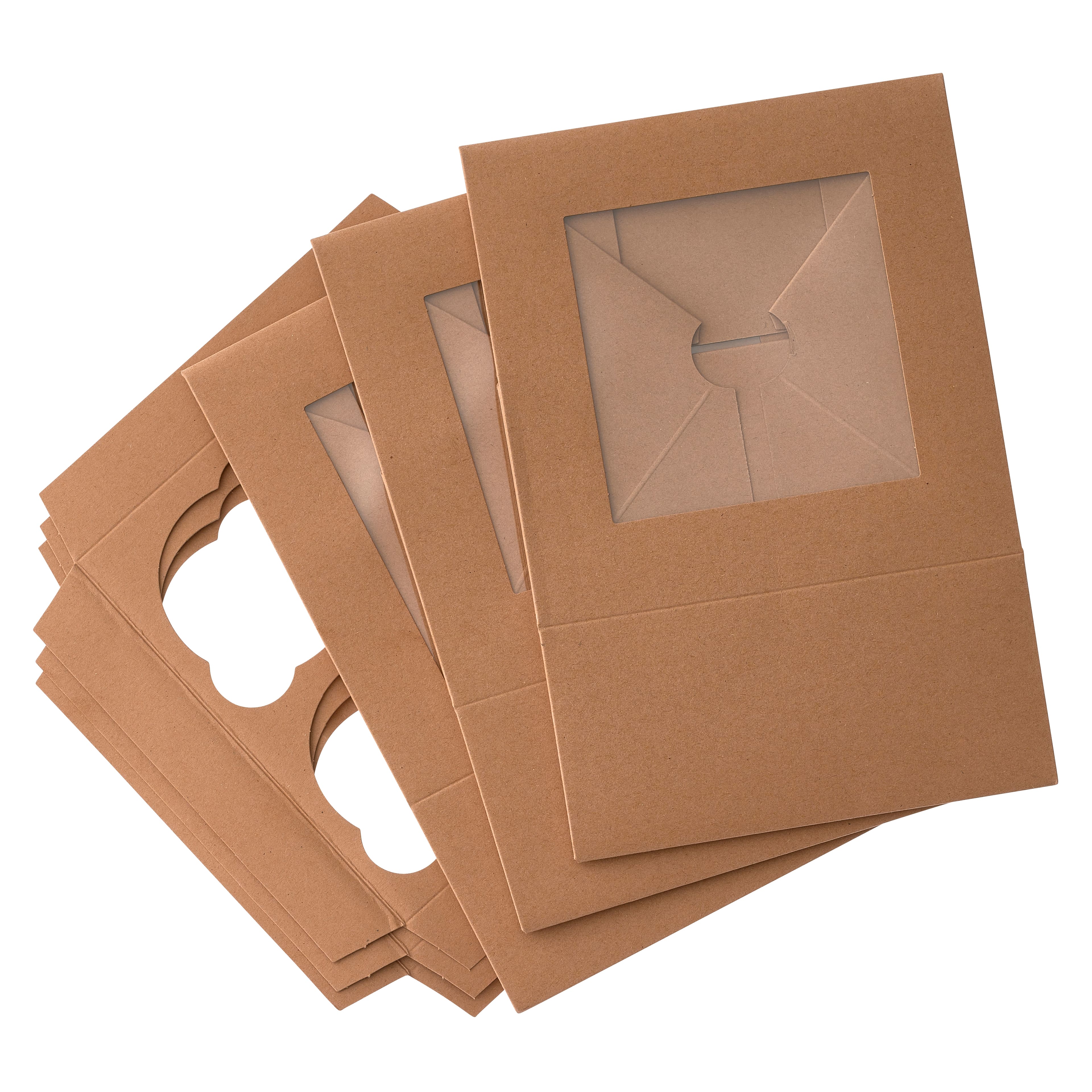 6 Packs: 3 ct. (18 total) Kraft Cupcake Boxes by Makery®
