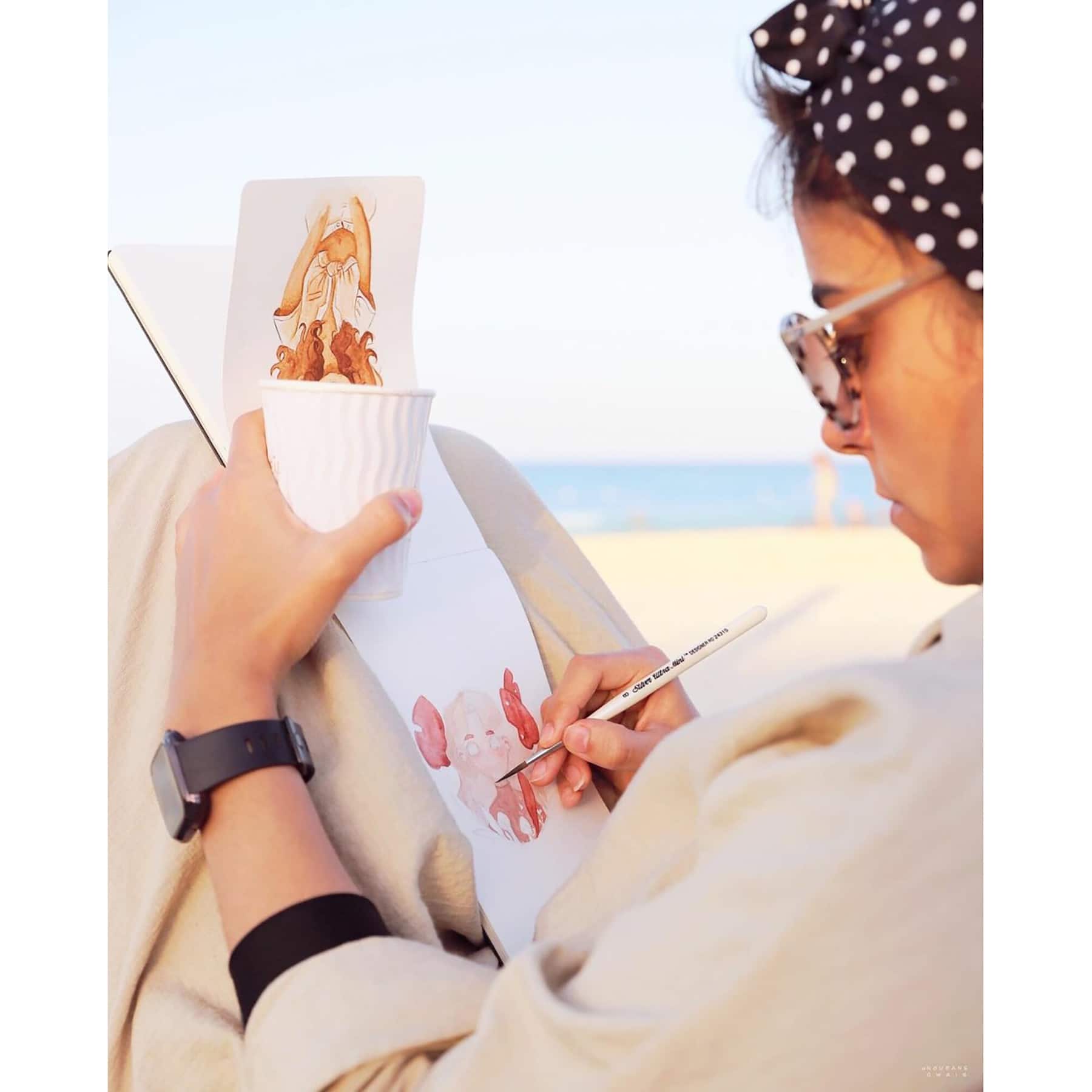 Silver Brush Limited Ultra Mini® Basic Miniature Detail Brushes, Set of 6