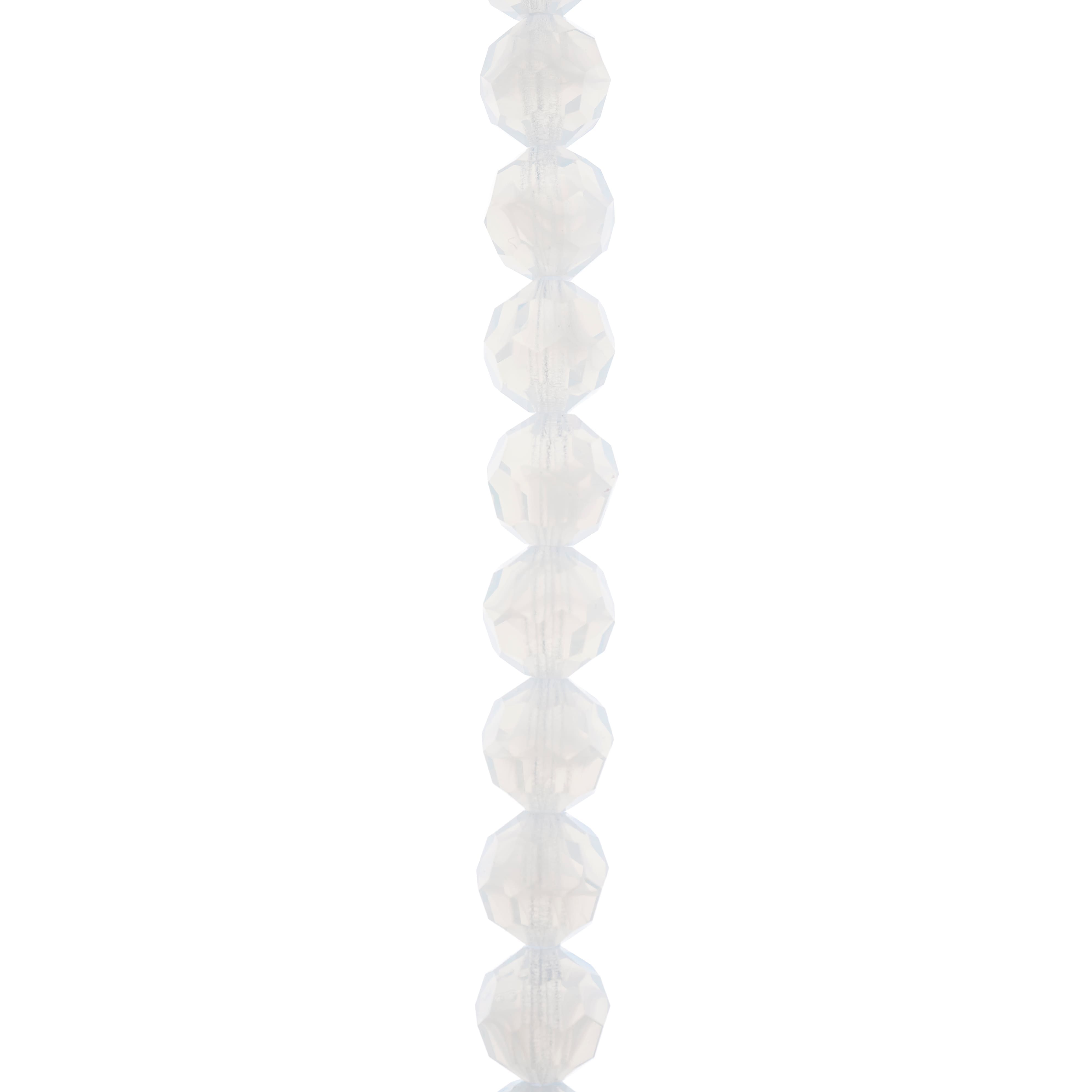 6 Pack: Preciosa Glass Crystal Round Beads, 8mm by Bead Landing™