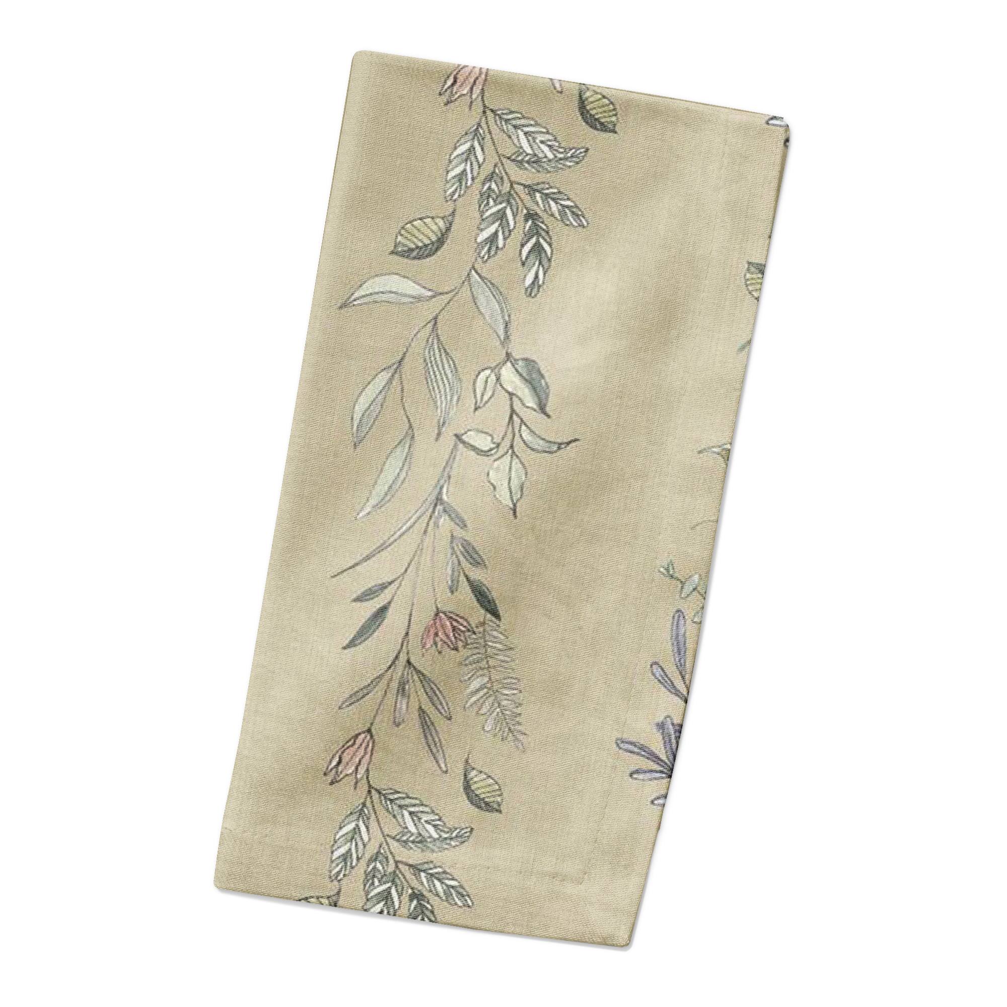 Vines Cotton Twill Napkin