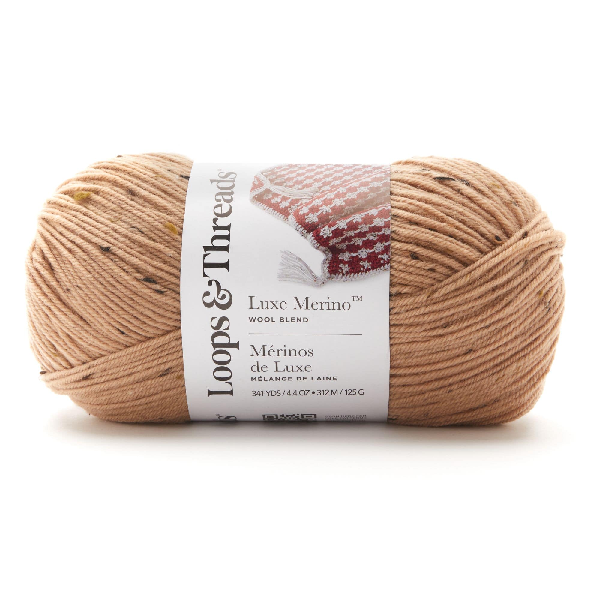 6 Pack: Luxe Merino™ Tweed Yarn by Loops & Threads®
