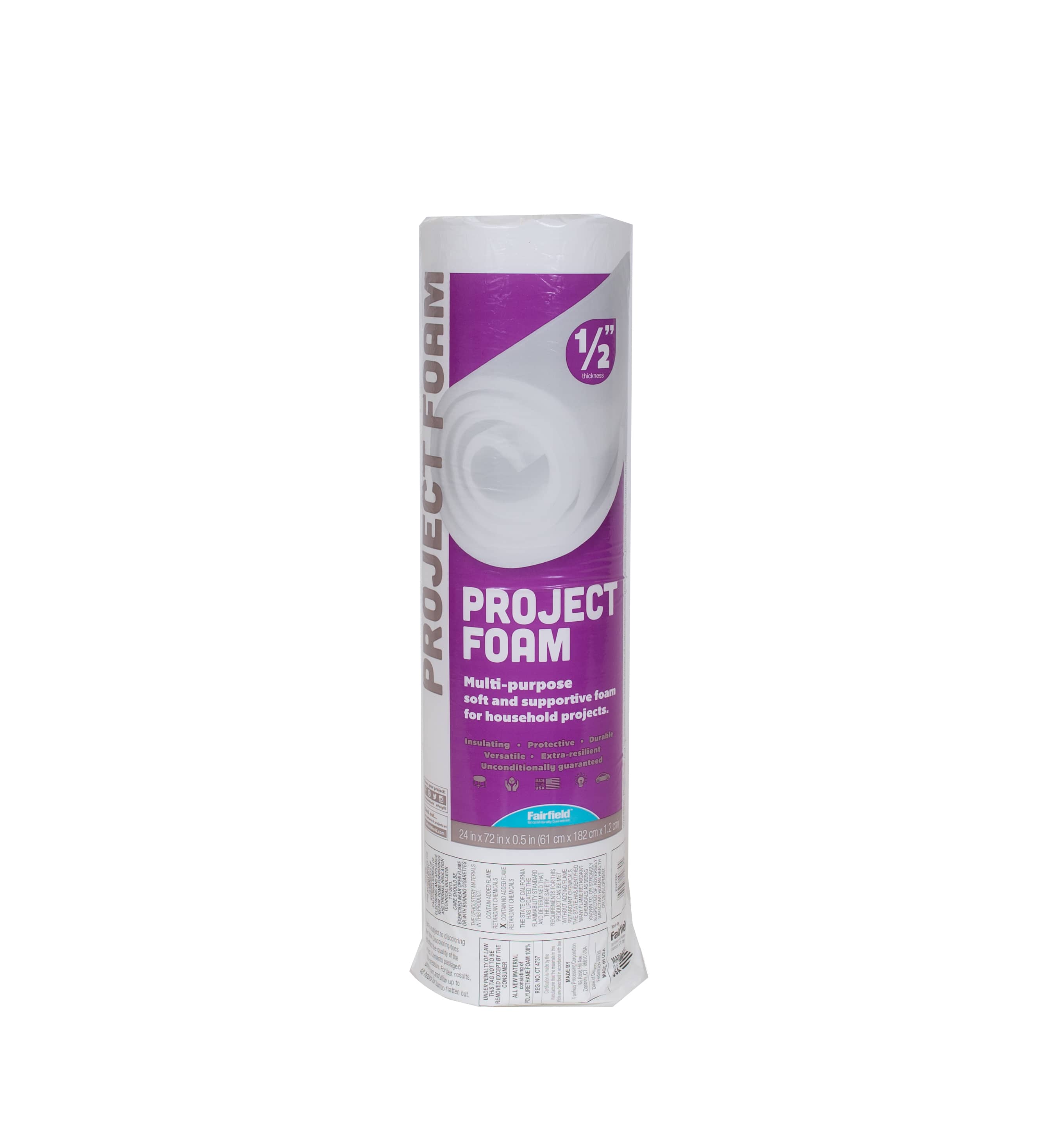 Fairfield™ 1/2" Project Foam, 24" x 72"