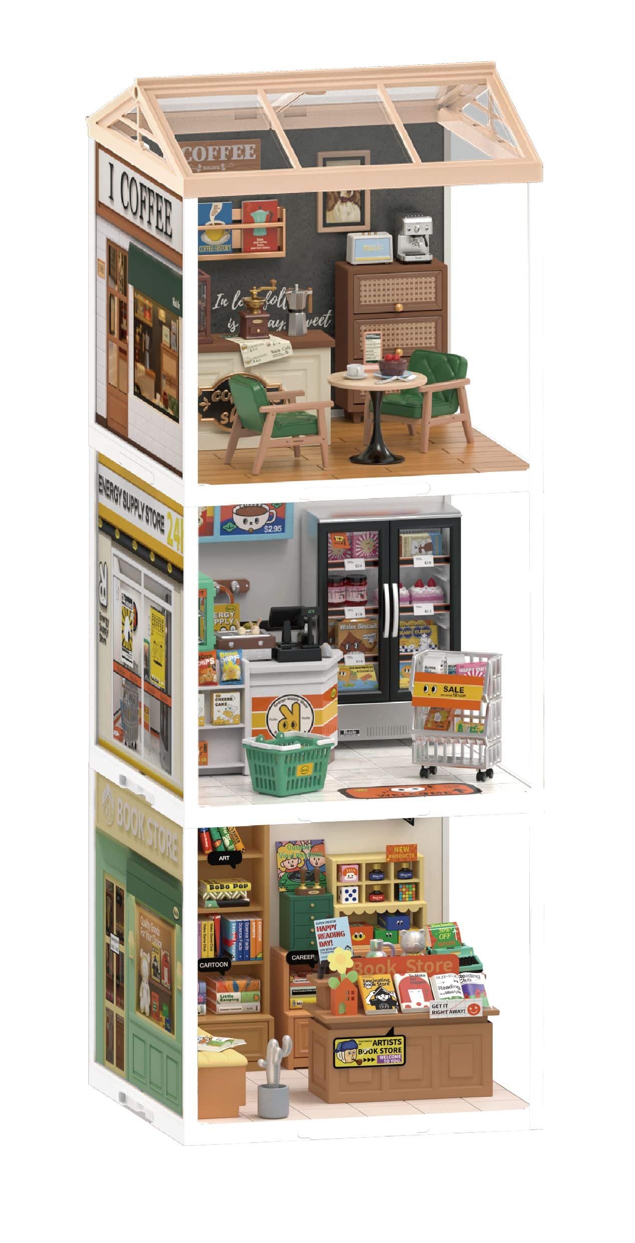 Rolife® Super Creator DIY Miniature Roof Accessory