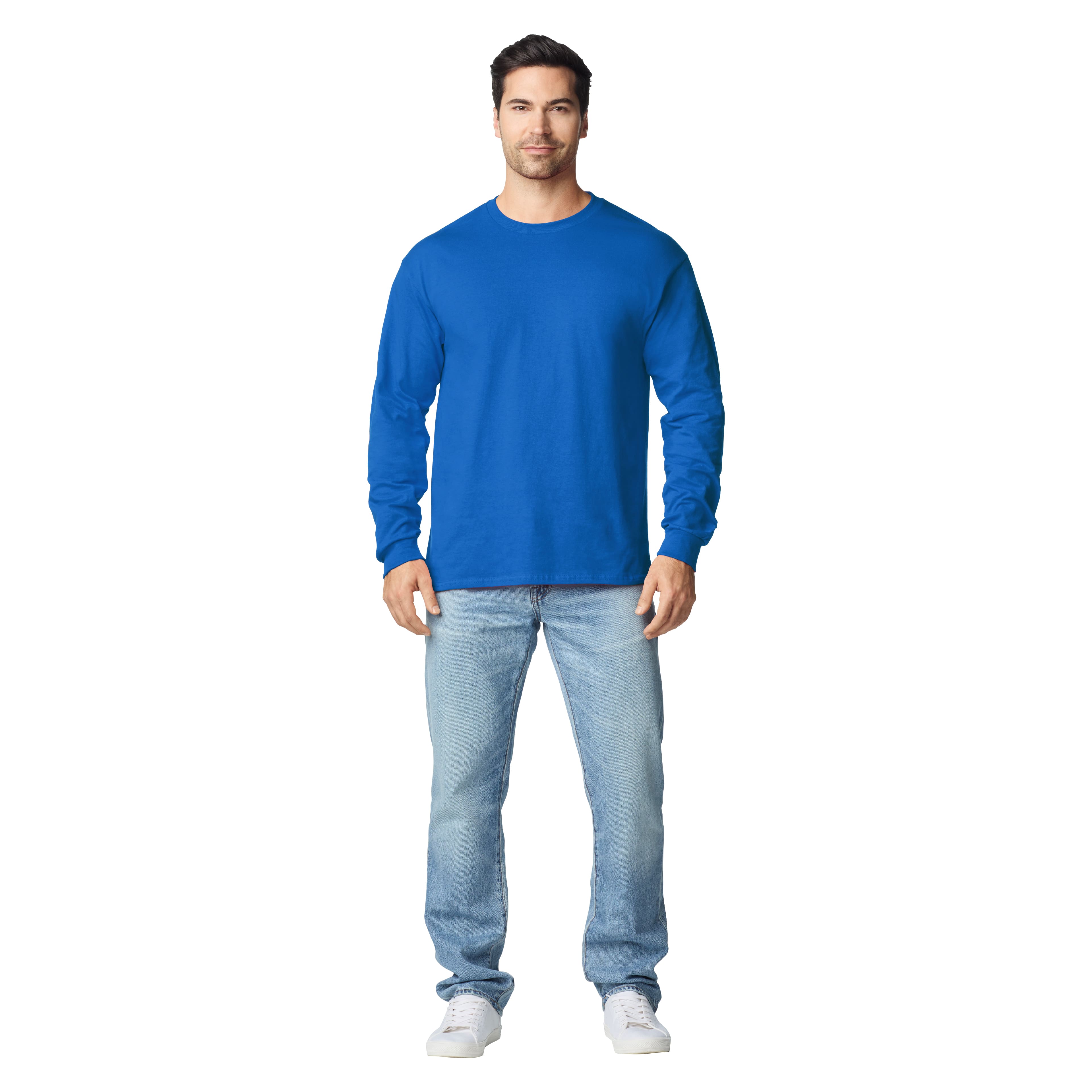 12 Pack: Gildan® Long Sleeve Crew Neck Adult T-Shirt