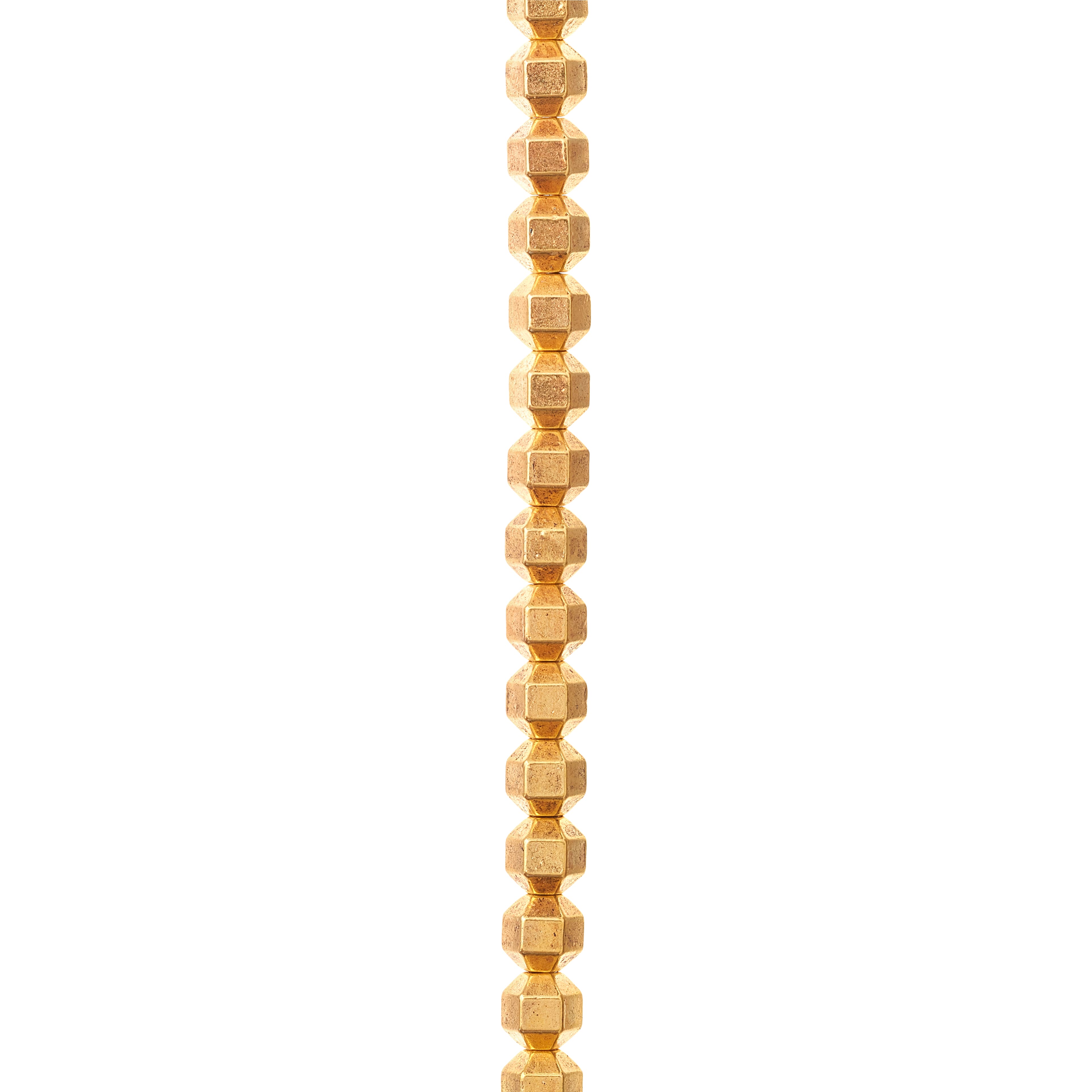 Gold Metal Rondelle Beads, 6mm by Bead Landing™